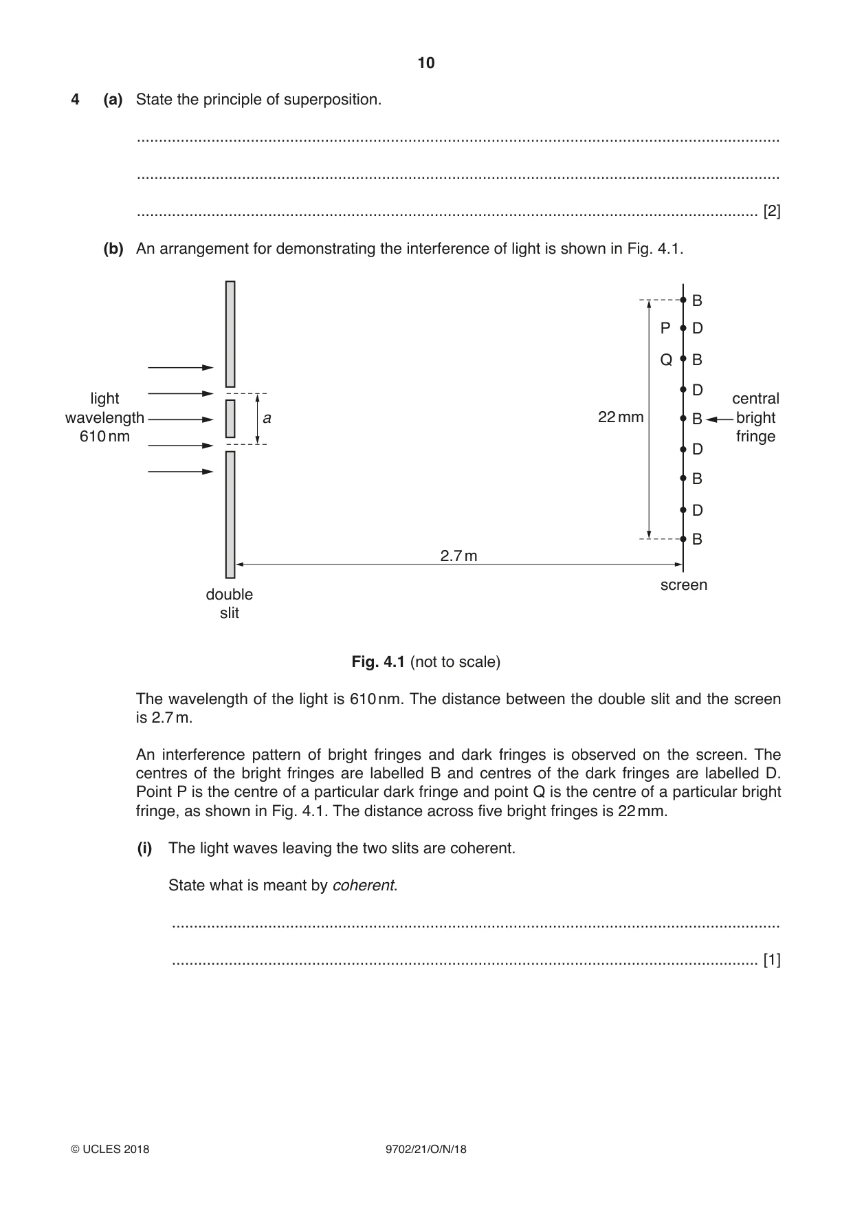 Cambridge A Level Physics 9702 2018 Oct/Nov Paper 2 · Variant 1 question paper, page 10 of 16