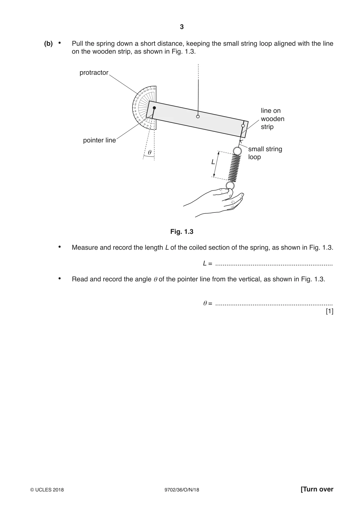 Cambridge A Level Physics 9702 2018 Oct/Nov Paper 3 · Variant 6 question paper, page 3 of 12