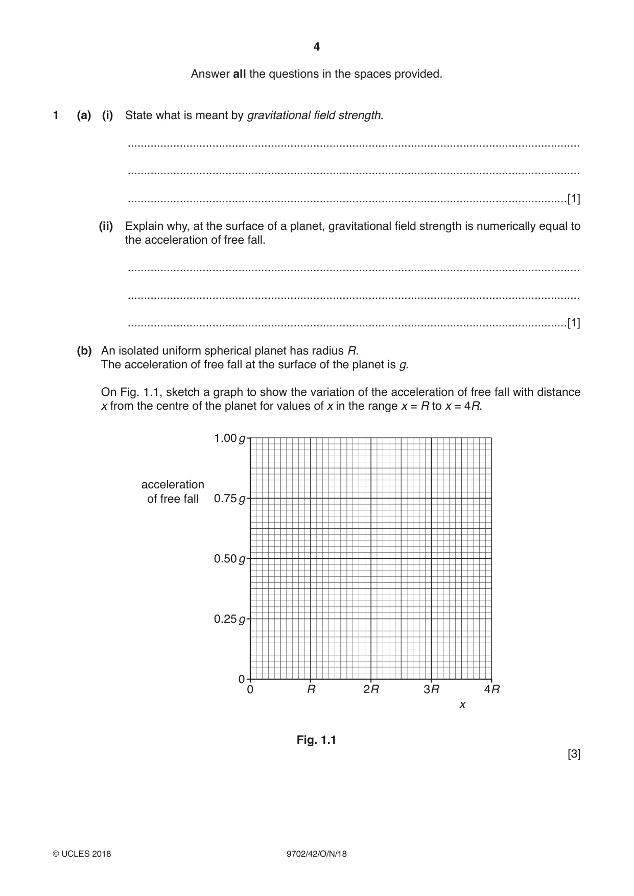 Cambridge A Level Physics 9702 2018 Oct/Nov Paper 4 · Variant 2 question paper, page 4 of 28
