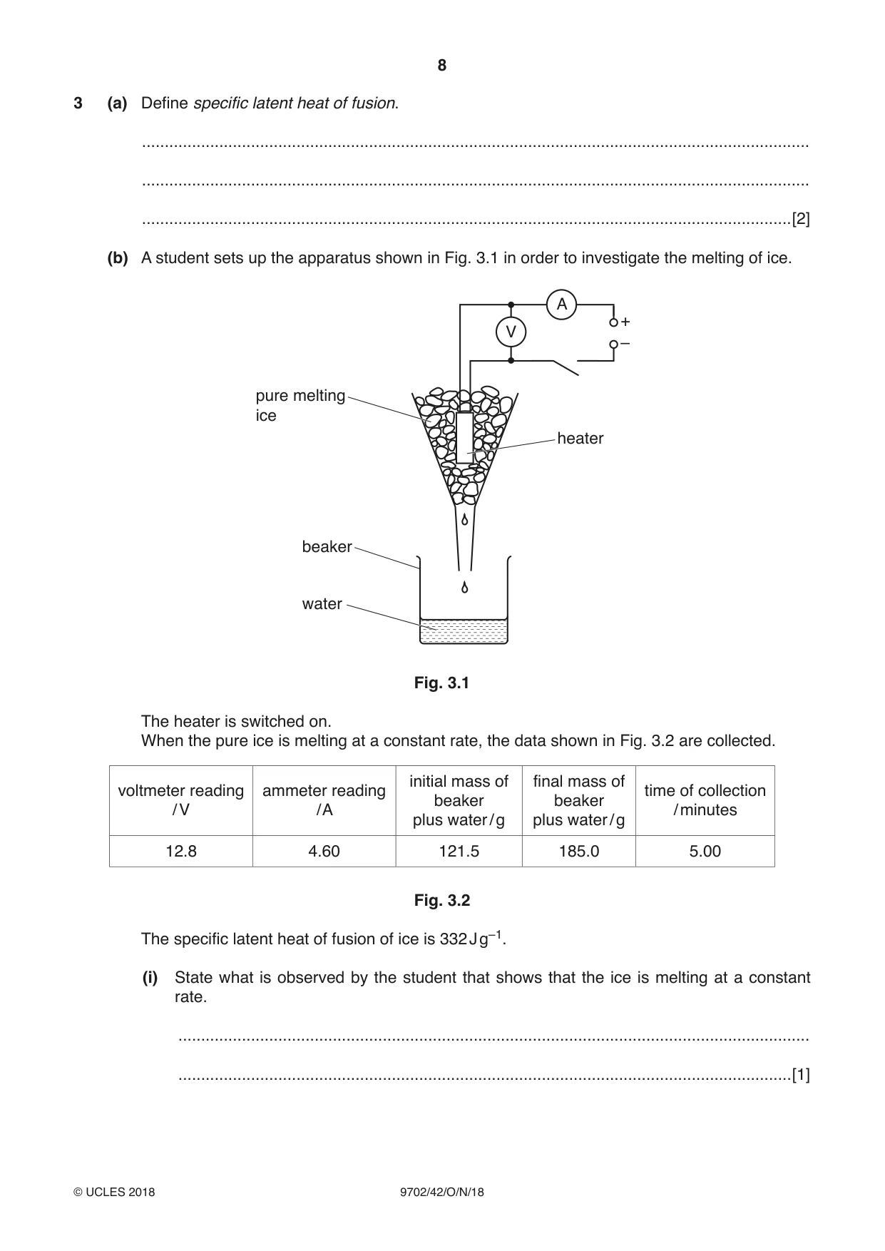 Cambridge A Level Physics 9702 2018 Oct/Nov Paper 4 · Variant 2 question paper, page 8 of 28