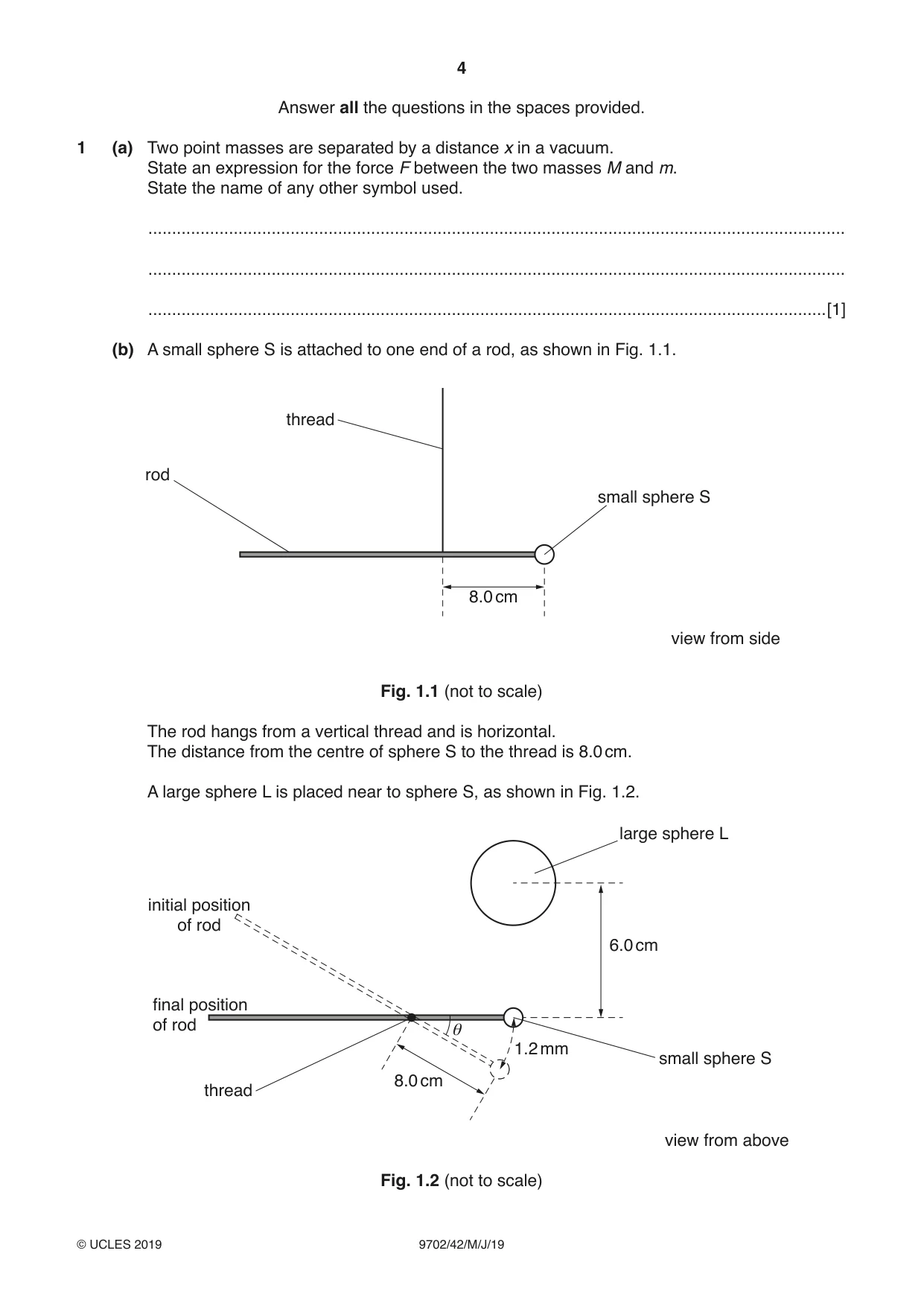 Cambridge A Level Physics 9702 2019 May/June Paper 4 · Variant 2 question paper, page 4 of 28