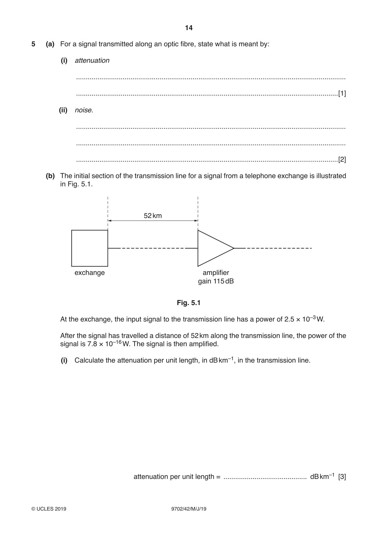 Cambridge A Level Physics 9702 2019 May/June Paper 4 · Variant 2 question paper, page 14 of 28