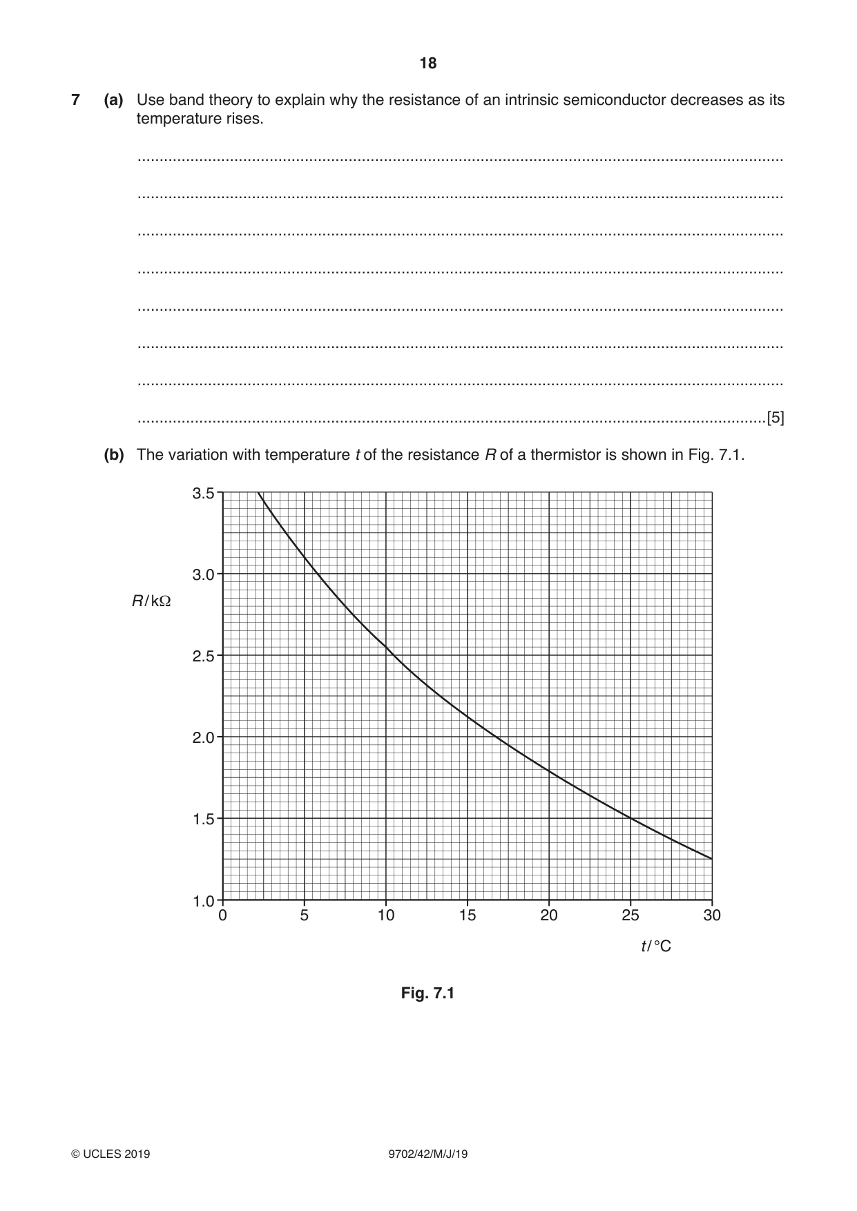 Cambridge A Level Physics 9702 2019 May/June Paper 4 · Variant 2 question paper, page 18 of 28