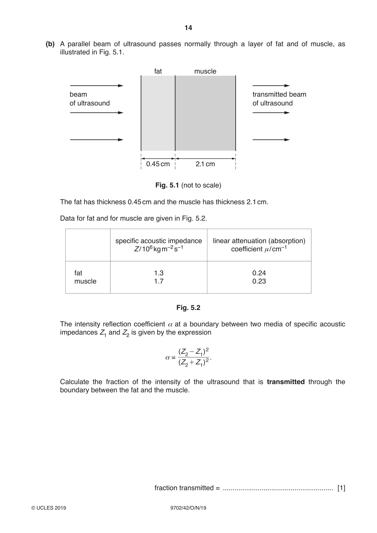Cambridge A Level Physics 9702 2019 Oct/Nov Paper 4 · Variant 2 question paper, page 14 of 28
