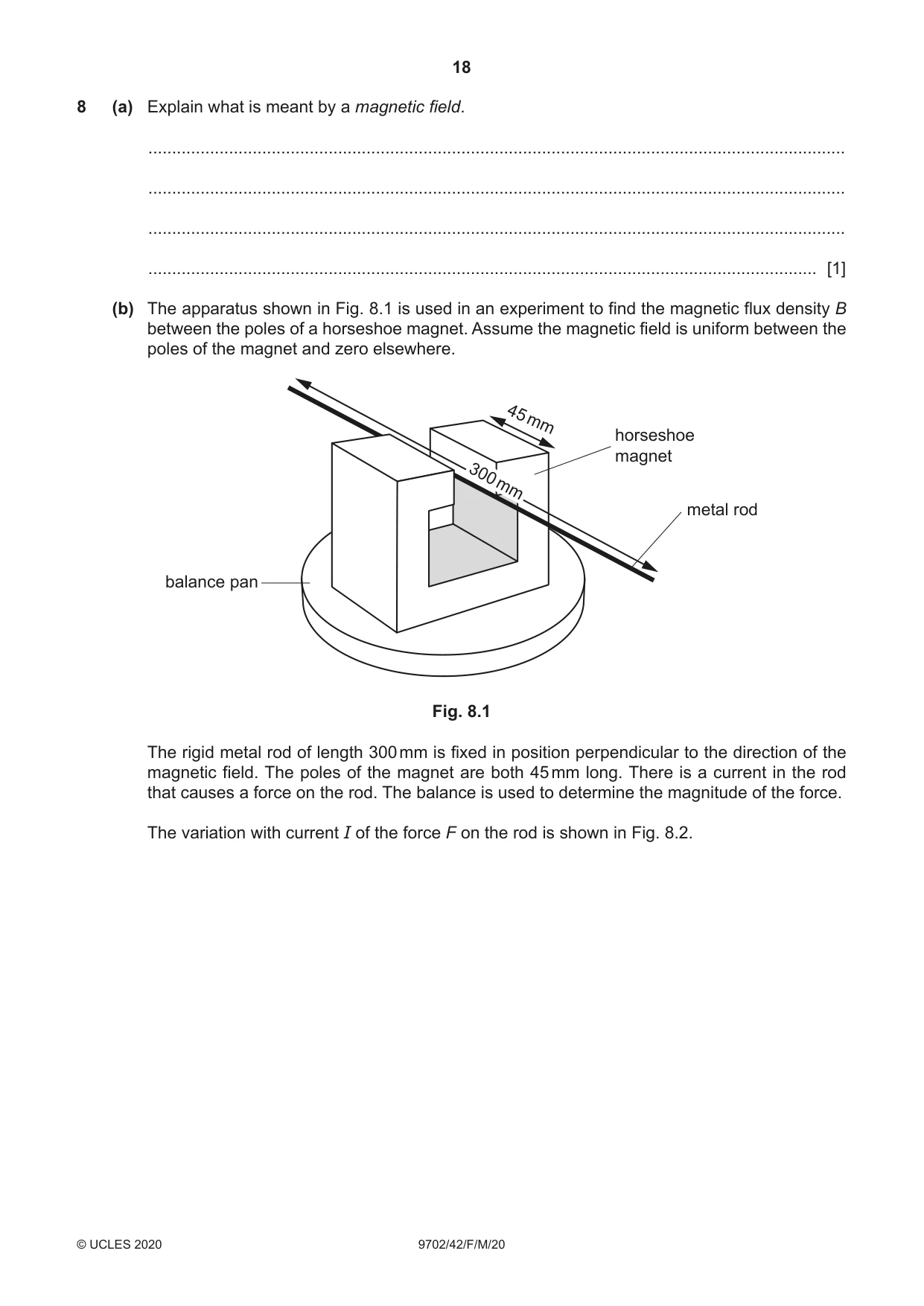 Cambridge A Level Physics 9702 2020 Feb/March Paper 4 · Variant 2 question paper, page 18 of 28