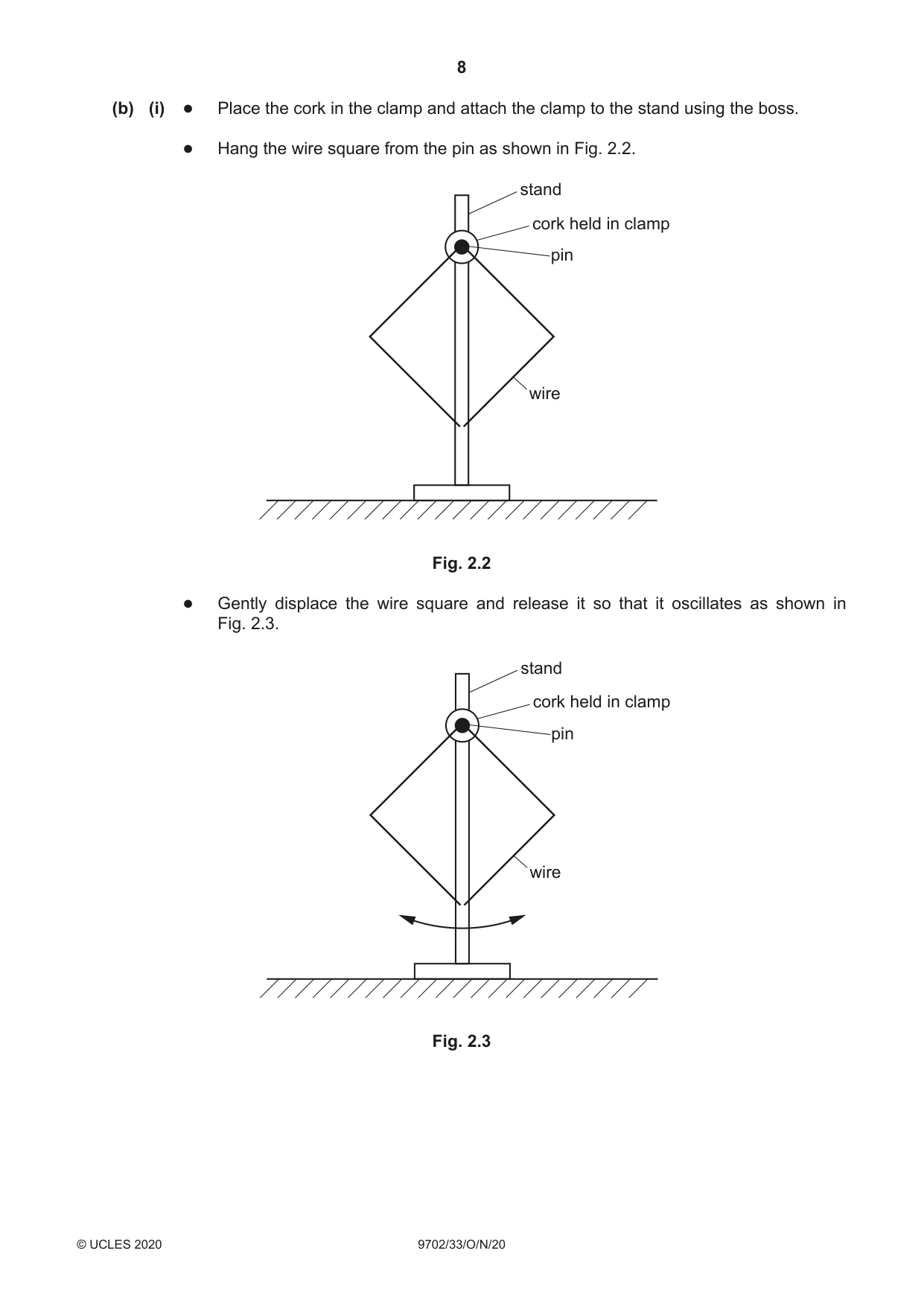 Cambridge A Level Physics 9702 2020 Oct/Nov Paper 3 · Variant 3 question paper, page 8 of 12
