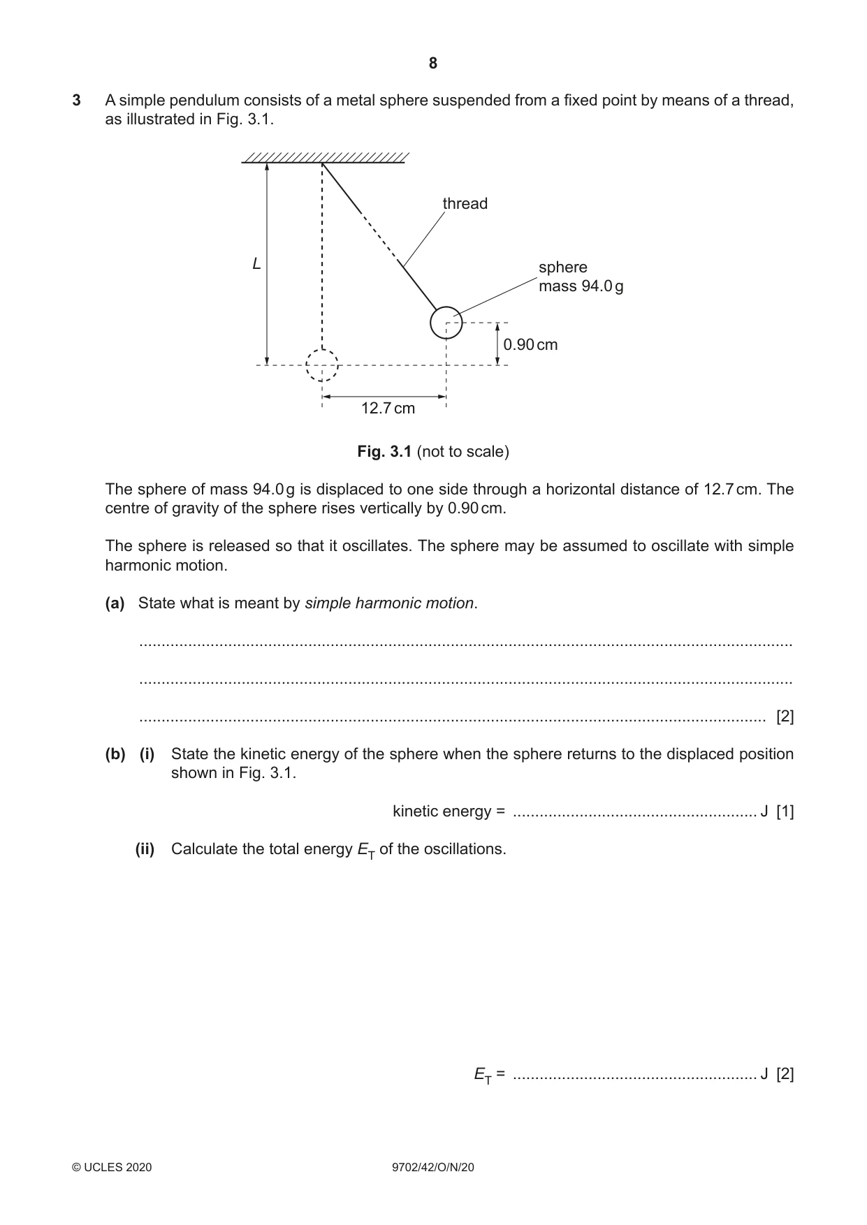 Cambridge A Level Physics 9702 2020 Oct/Nov Paper 4 · Variant 2 question paper, page 8 of 24