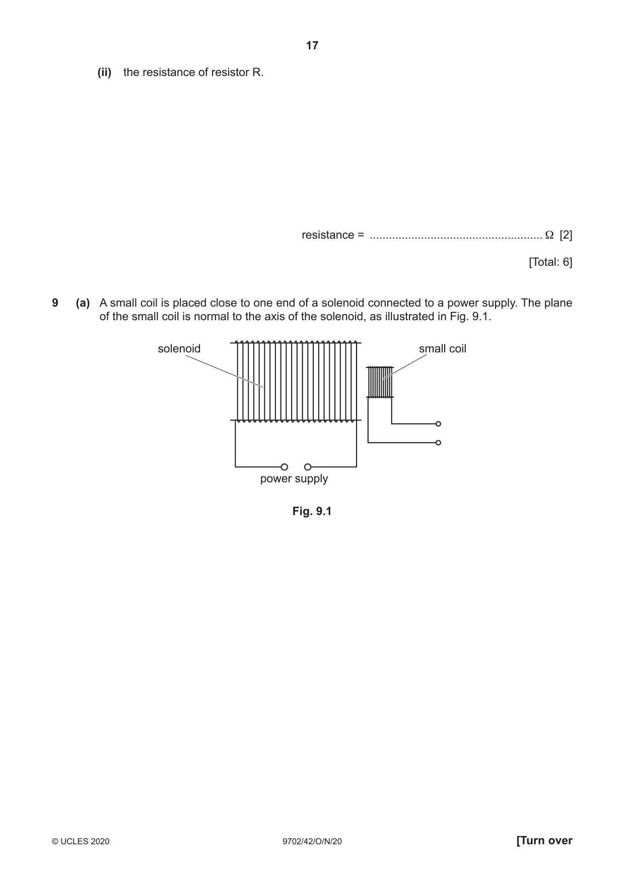 Cambridge A Level Physics 9702 2020 Oct/Nov Paper 4 · Variant 2 question paper, page 17 of 24