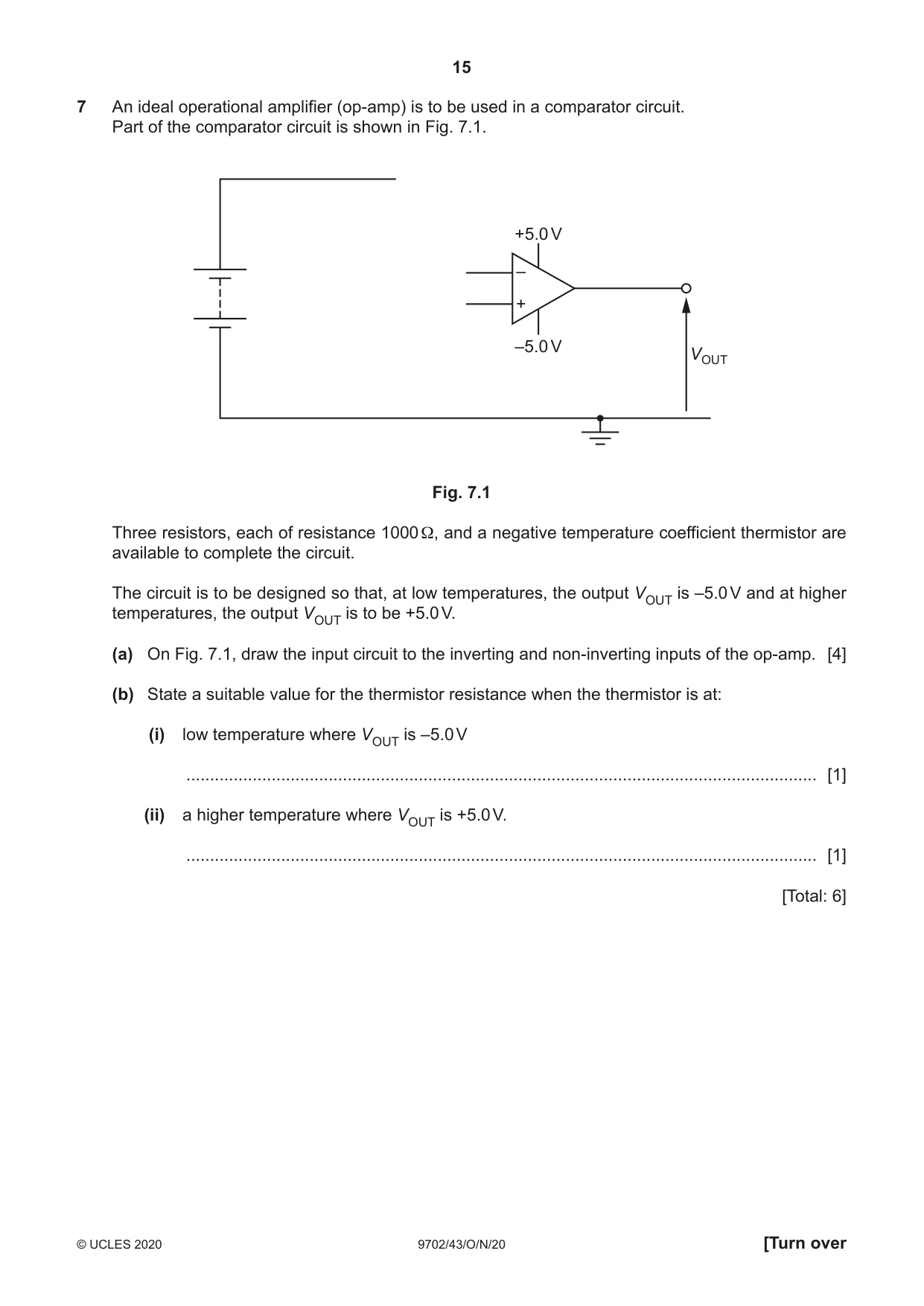 Cambridge A Level Physics 9702 2020 Oct/Nov Paper 4 · Variant 3 question paper, page 15 of 24