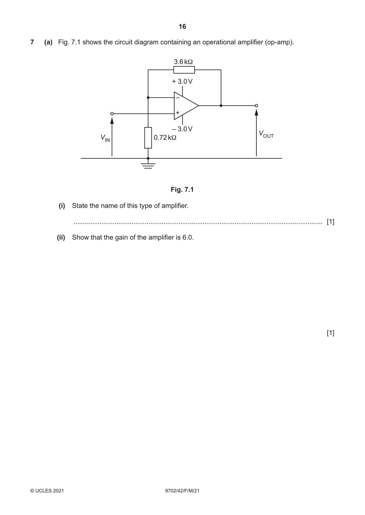 Cambridge A Level Physics 9702 2021 Feb/March Paper 4 · Variant 2 question paper, page 16 of 28
