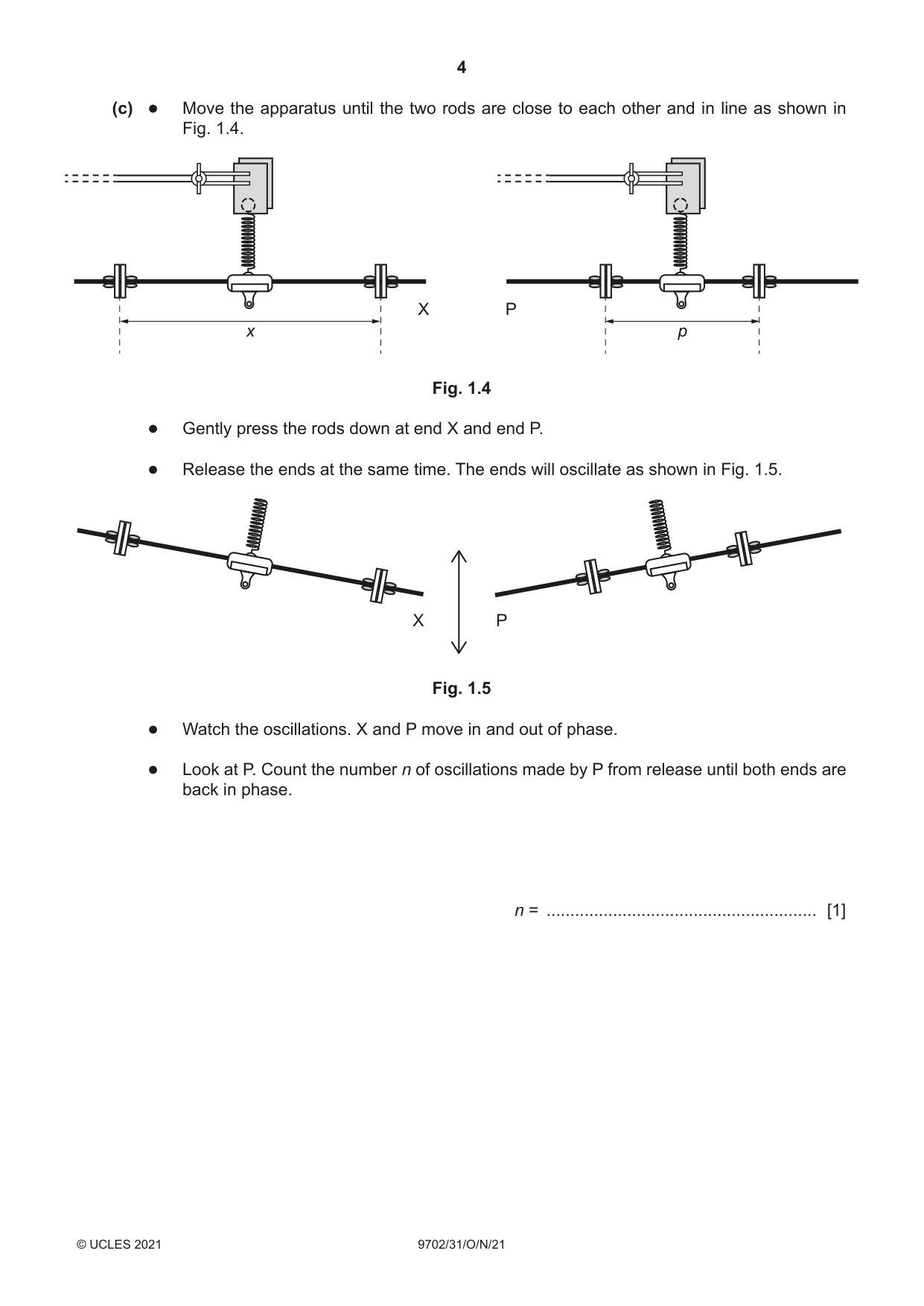 Cambridge A Level Physics 9702 2021 Oct/Nov Paper 3 · Variant 1 question paper, page 4 of 16
