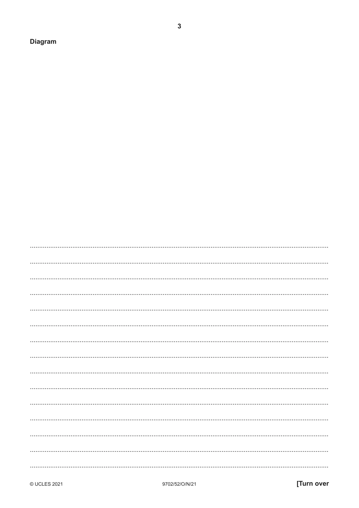 Cambridge A Level Physics 9702 2021 Oct/Nov Paper 5 · Variant 2 question paper, page 3 of 8