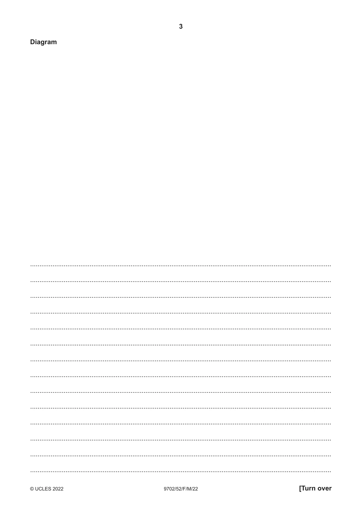 Cambridge A Level Physics 9702 2022 Feb/March Paper 5 · Variant 2 question paper, page 3 of 8