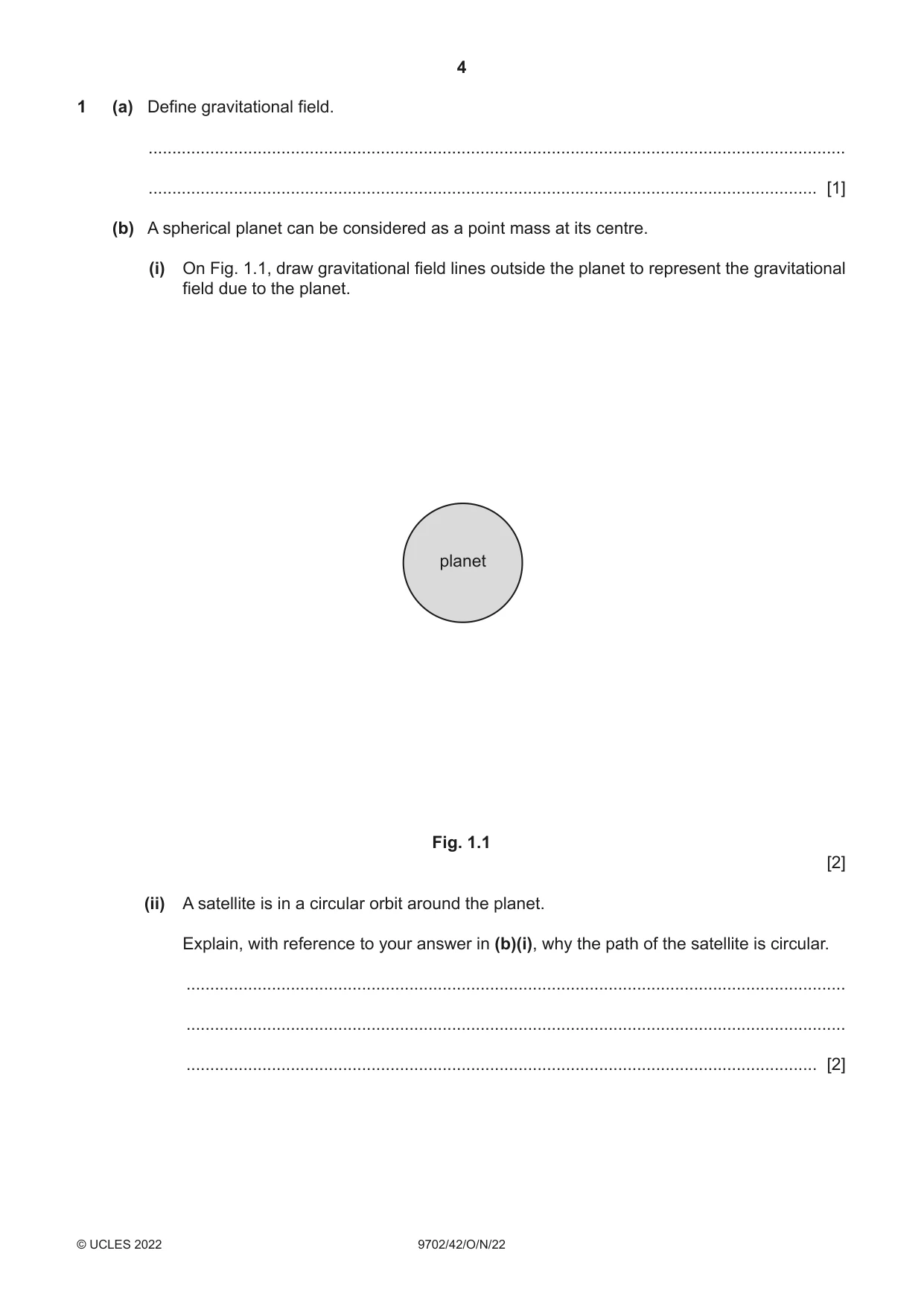 Cambridge A Level Physics 9702 2022 Oct/Nov Paper 4 · Variant 2 question paper, page 4 of 24