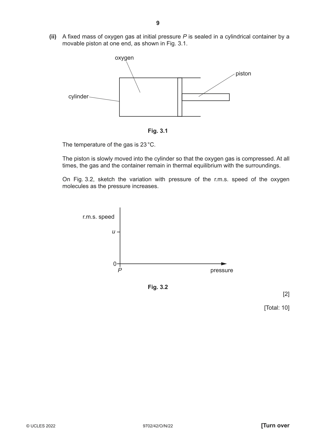 Cambridge A Level Physics 9702 2022 Oct/Nov Paper 4 · Variant 2 question paper, page 9 of 24