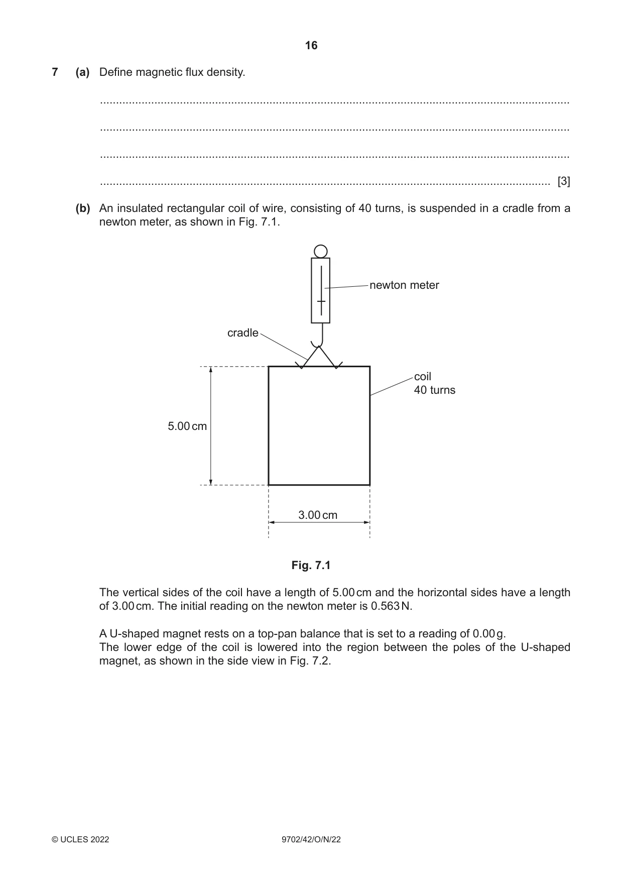 Cambridge A Level Physics 9702 2022 Oct/Nov Paper 4 · Variant 2 question paper, page 16 of 24
