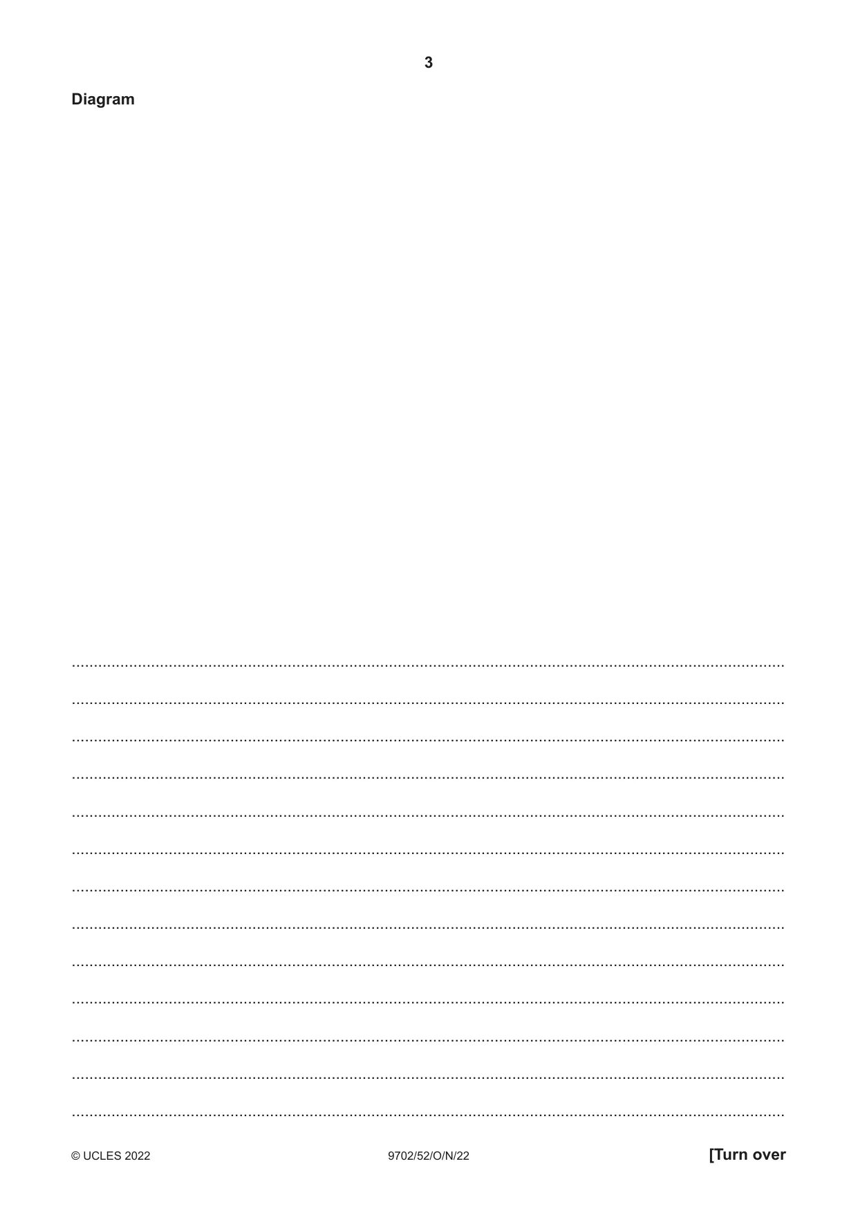 Cambridge A Level Physics 9702 2022 Oct/Nov Paper 5 · Variant 2 question paper, page 3 of 8