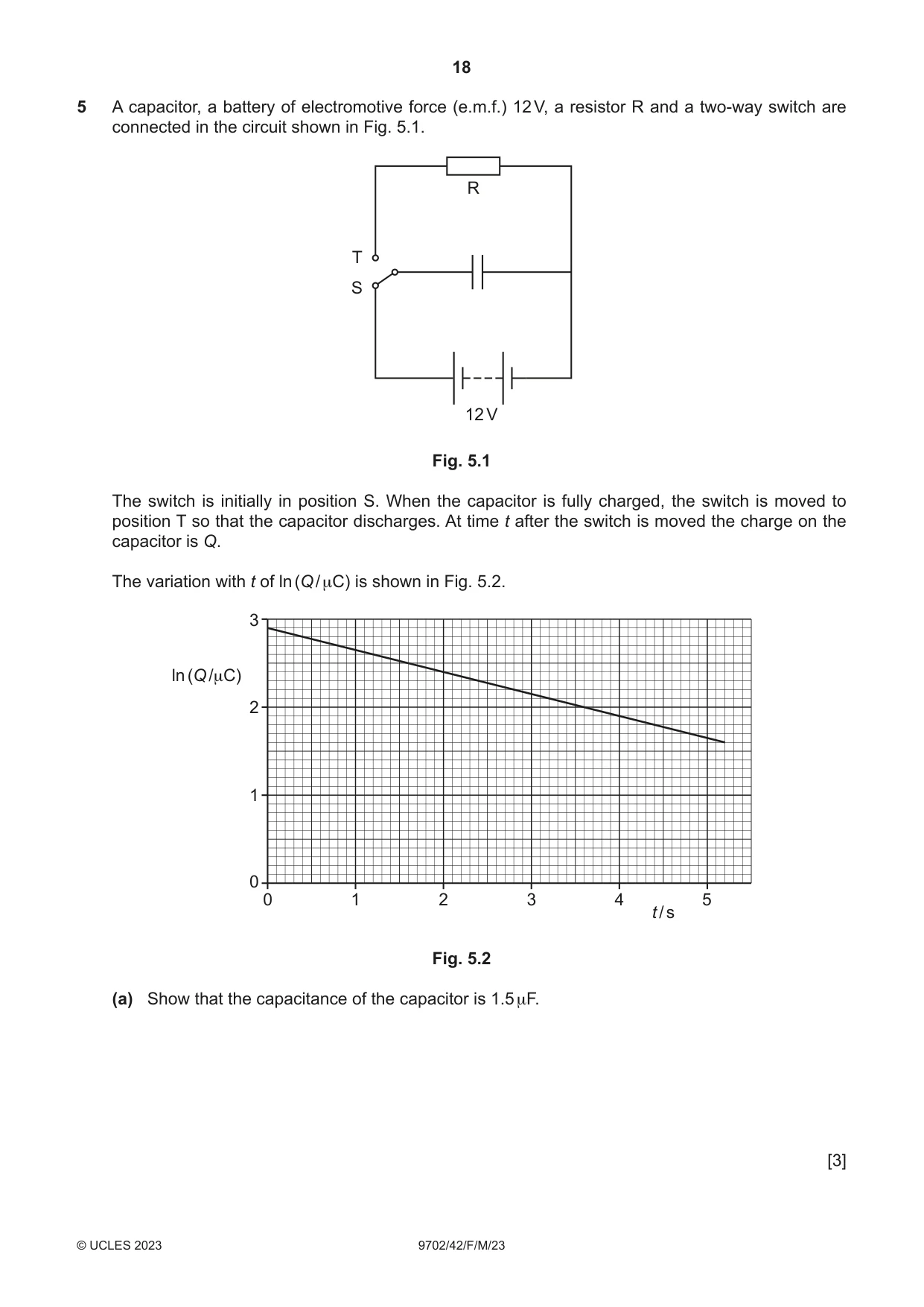 Cambridge A Level Physics 9702 2023 Feb/March Paper 4 · Variant 2 question paper, page 18 of 32