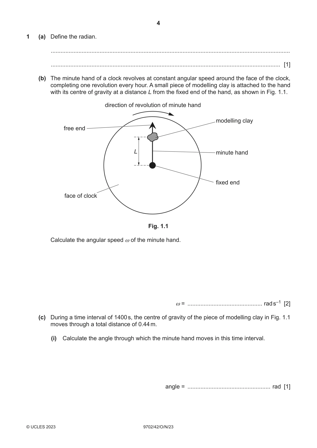 Cambridge A Level Physics 9702 2023 Oct/Nov Paper 4 · Variant 2 question paper, page 4 of 24