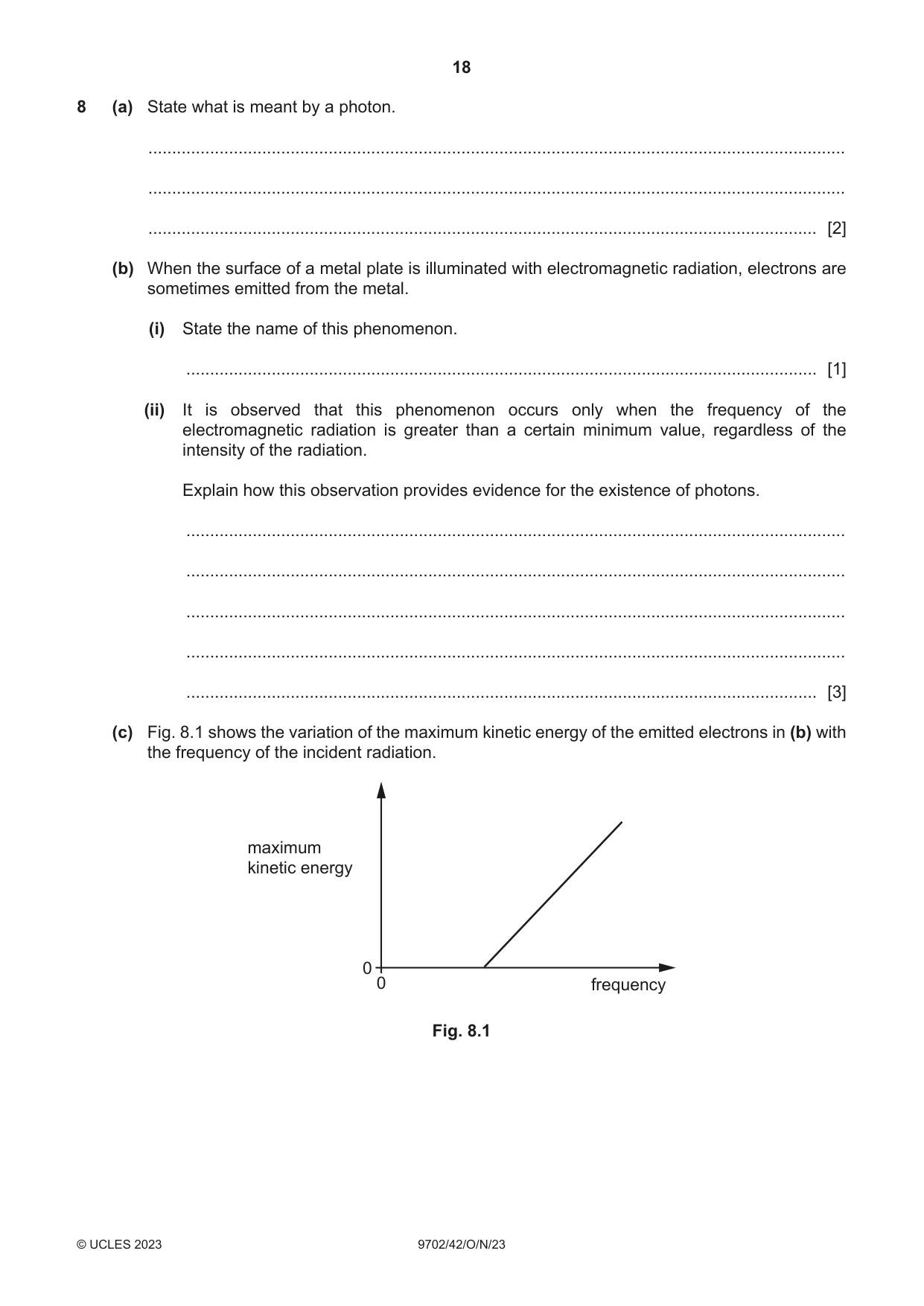 Cambridge A Level Physics 9702 2023 Oct/Nov Paper 4 · Variant 2 question paper, page 18 of 24