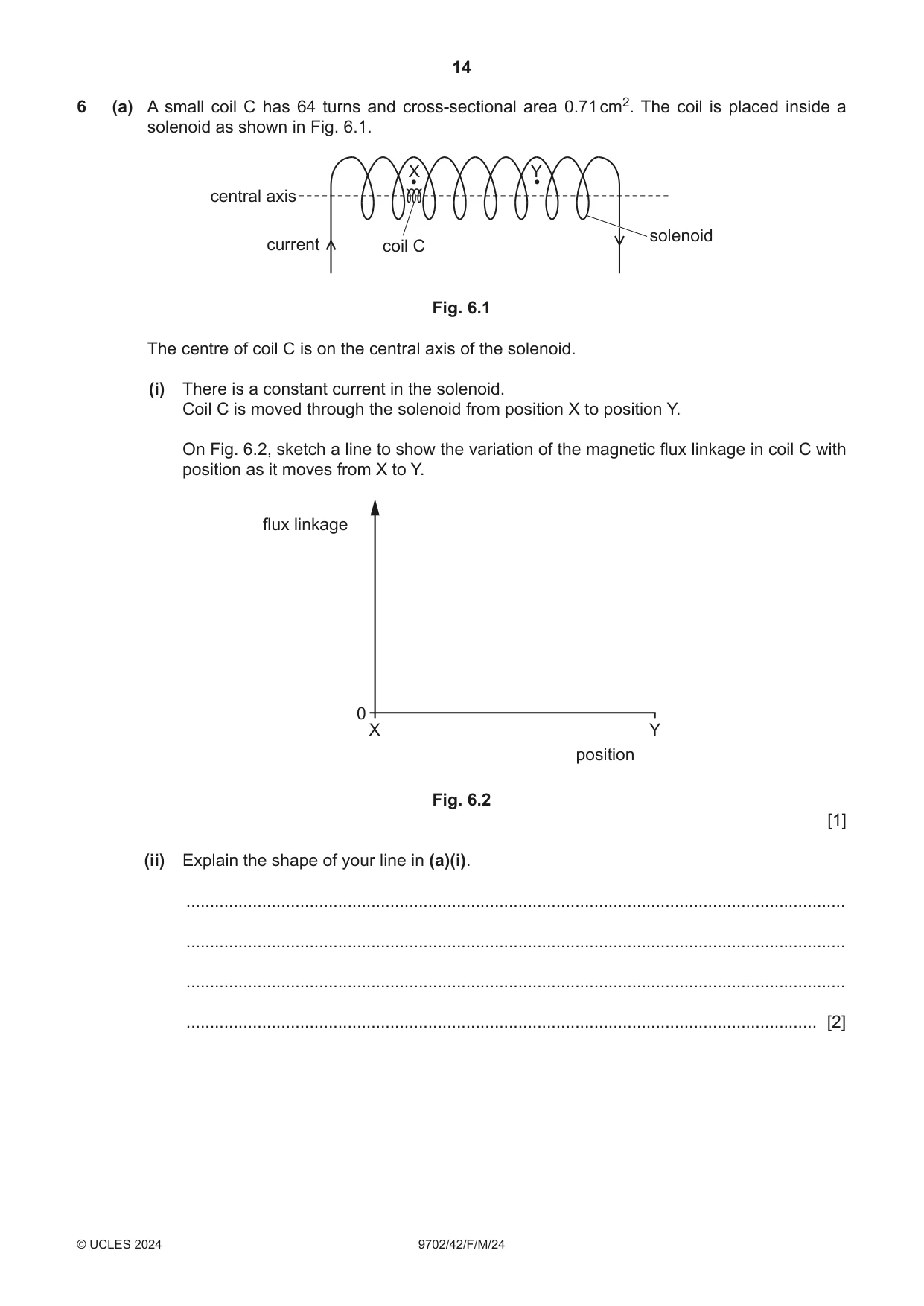 Cambridge A Level Physics 9702 2024 Feb/March Paper 4 · Variant 2 question paper, page 14 of 28