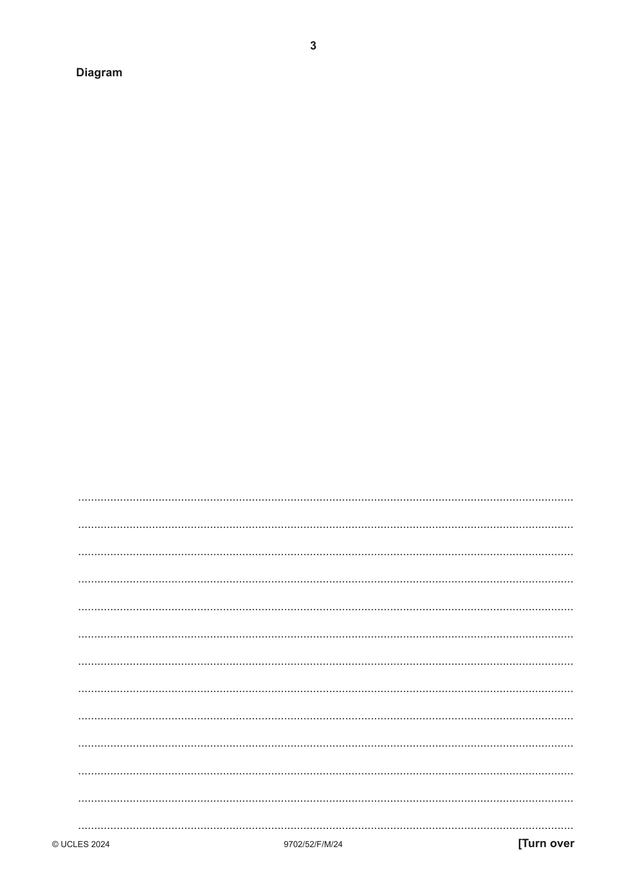 Cambridge A Level Physics 9702 2024 Feb/March Paper 5 · Variant 2 question paper, page 3 of 8