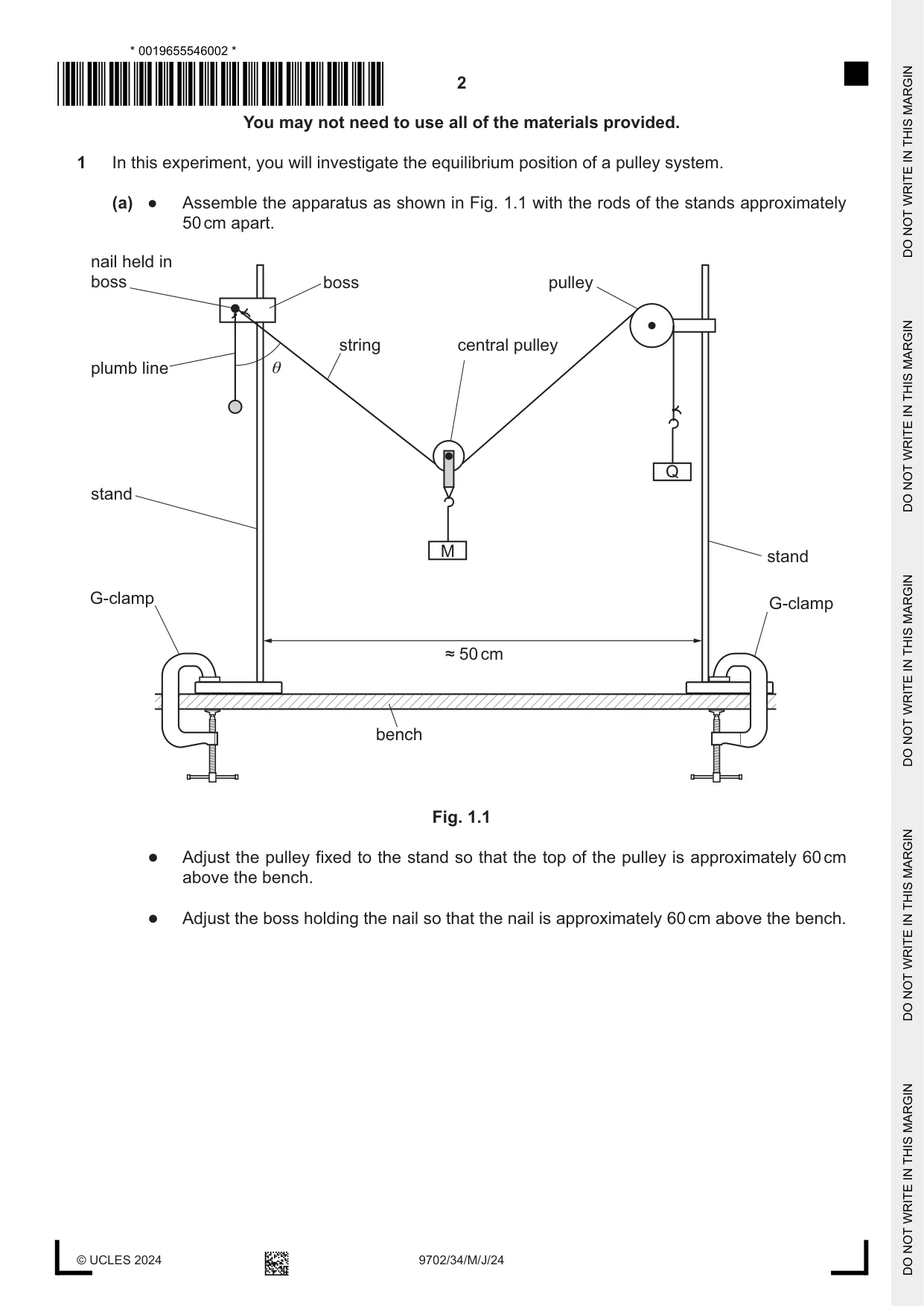 Cambridge A Level Physics 9702 2024 May/June Paper 3 · Variant 4 question paper, page 2 of 12