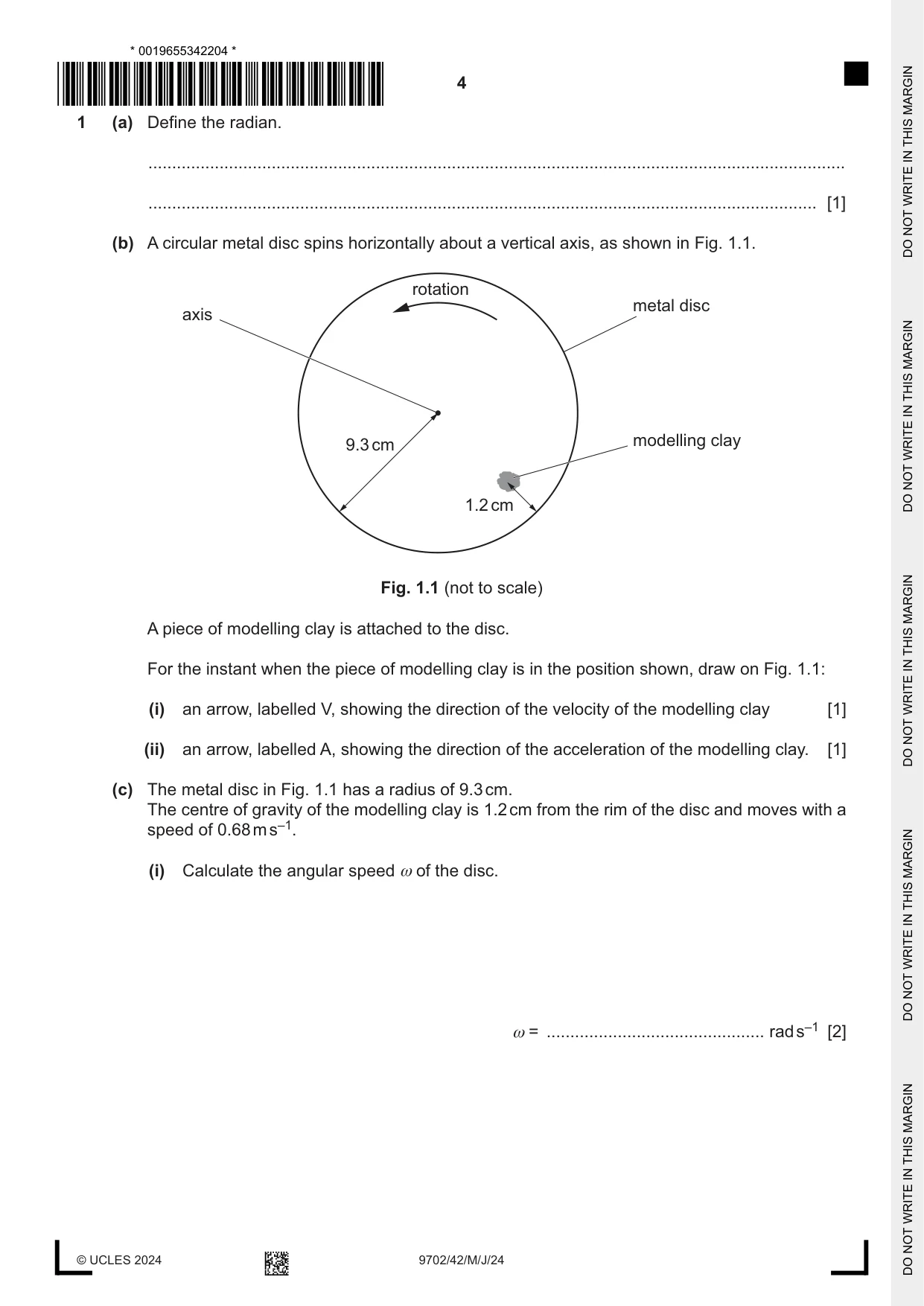 Cambridge A Level Physics 9702 2024 May/June Paper 4 · Variant 2 question paper, page 4 of 24
