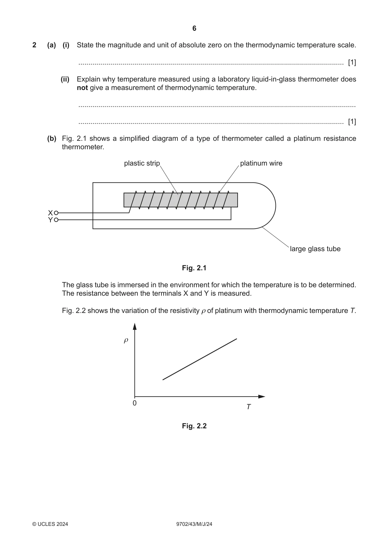 Cambridge A Level Physics 9702 2024 May/June Paper 4 · Variant 3 question paper, page 6 of 24