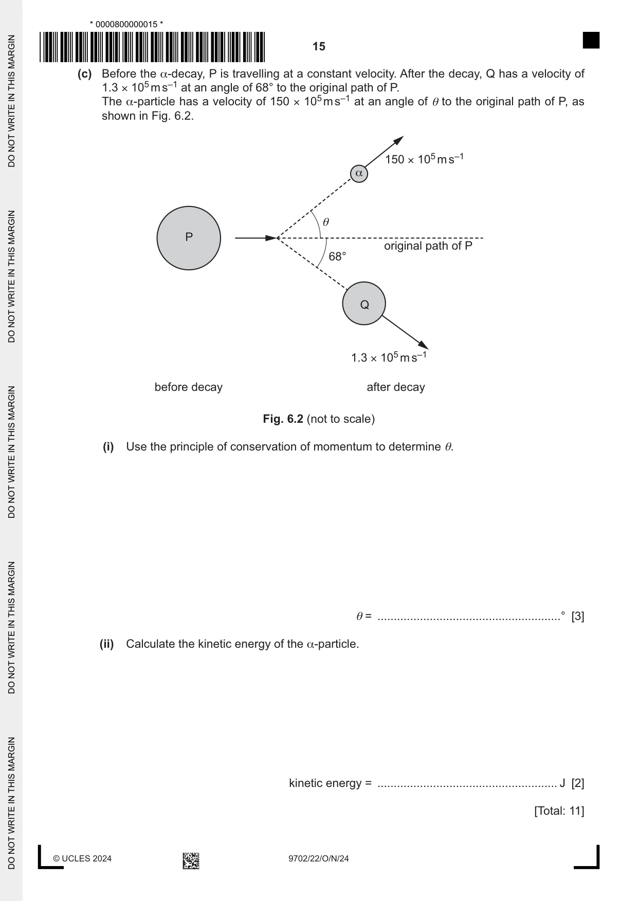 Cambridge A Level Physics 9702 2024 Oct/Nov Paper 2 · Variant 2 question paper, page 15 of 16
