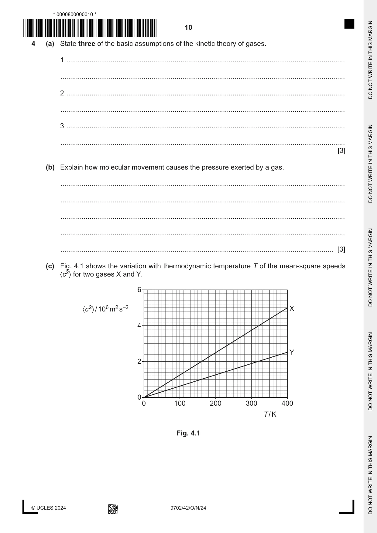 Cambridge A Level Physics 9702 2024 Oct/Nov Paper 4 · Variant 2 question paper, page 10 of 24