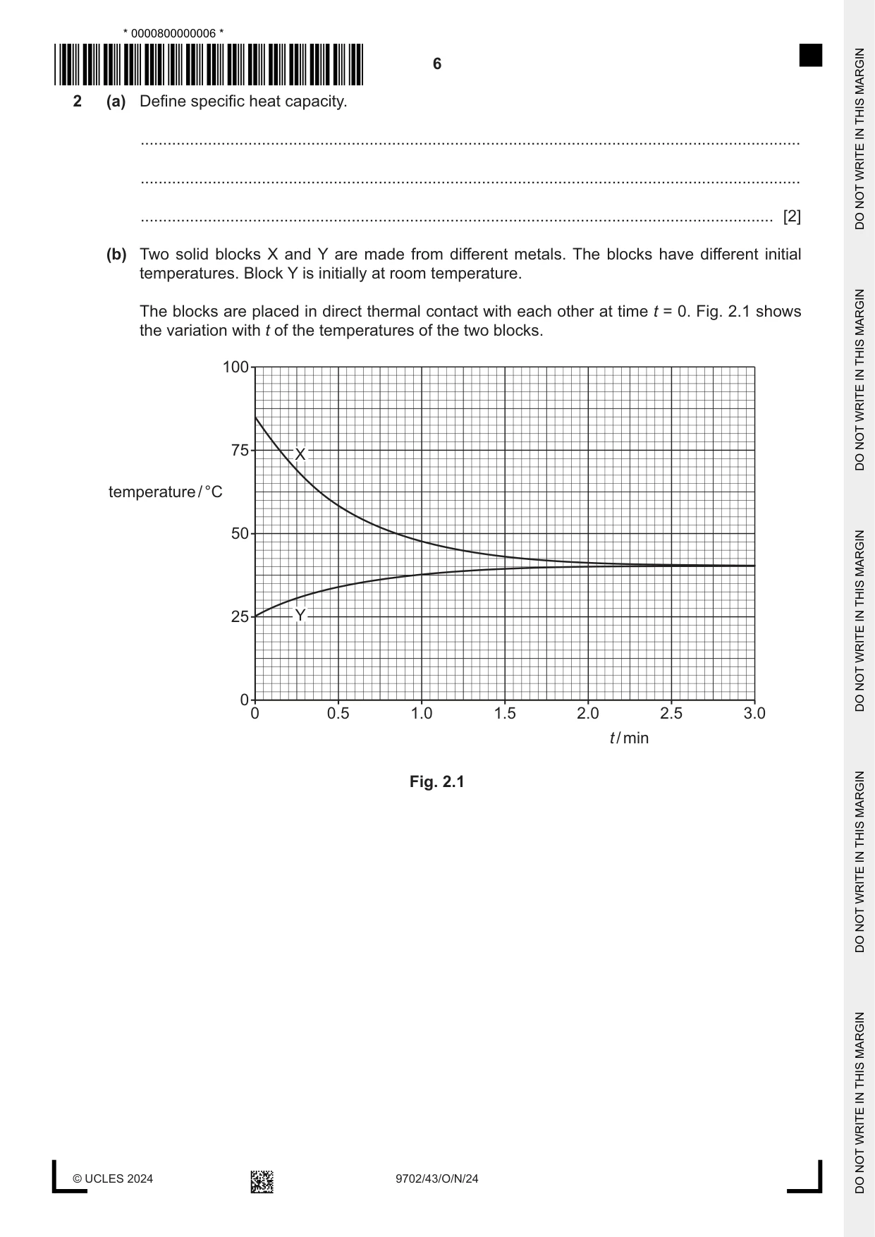 Cambridge A Level Physics 9702 2024 Oct/Nov Paper 4 · Variant 3 question paper, page 6 of 24