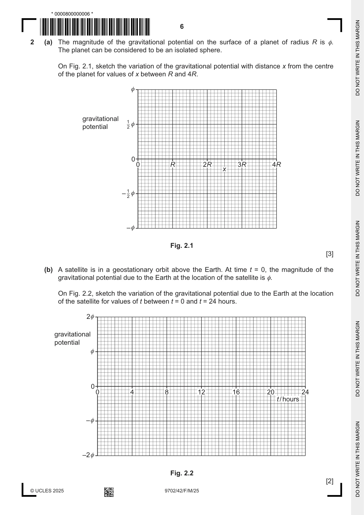 Cambridge A Level Physics 9702 2025 Feb/March Paper 4 · Variant 2 question paper, page 6 of 28