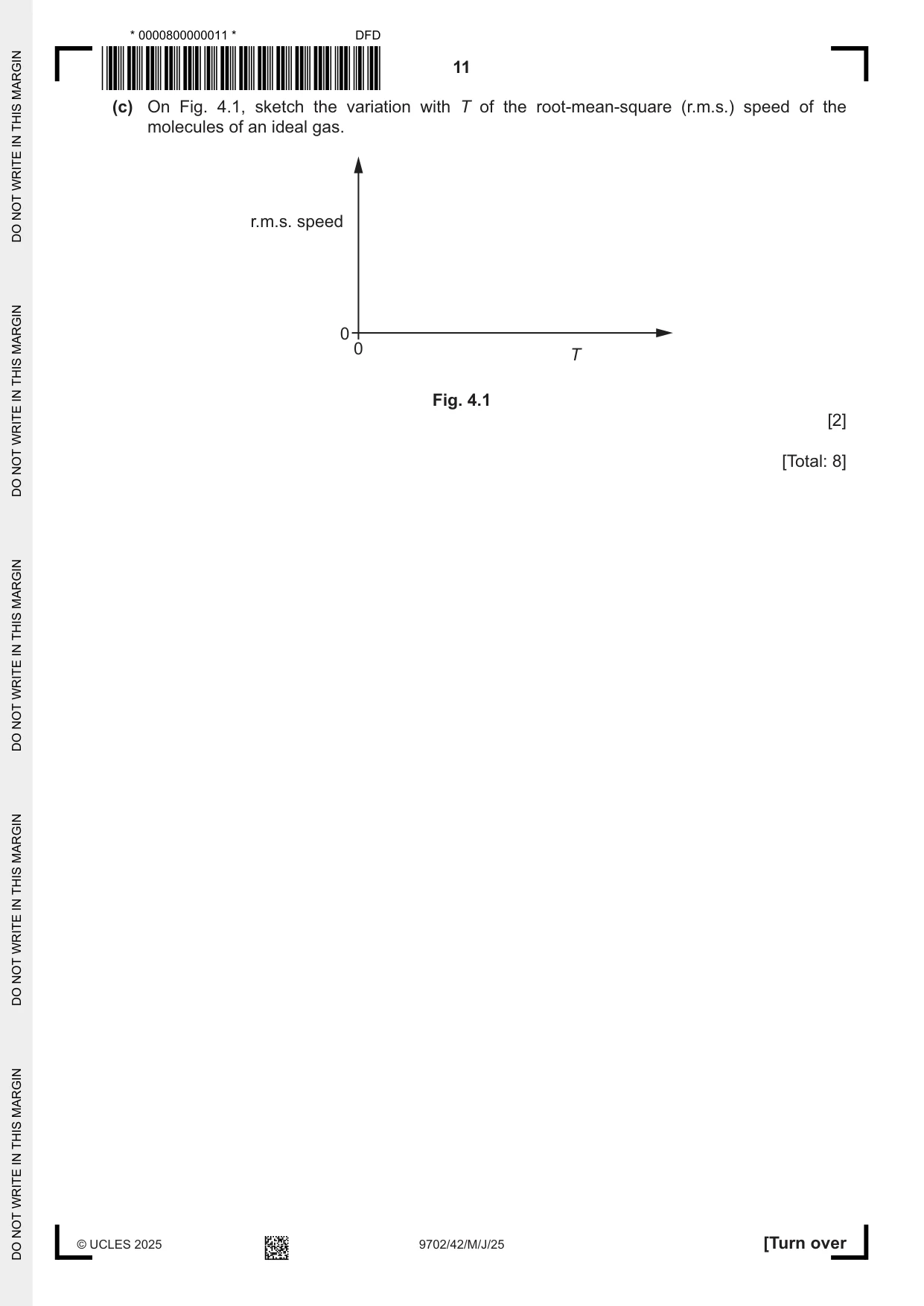 Cambridge A Level Physics 9702 2025 May/June Paper 4 · Variant 2 question paper, page 11 of 24