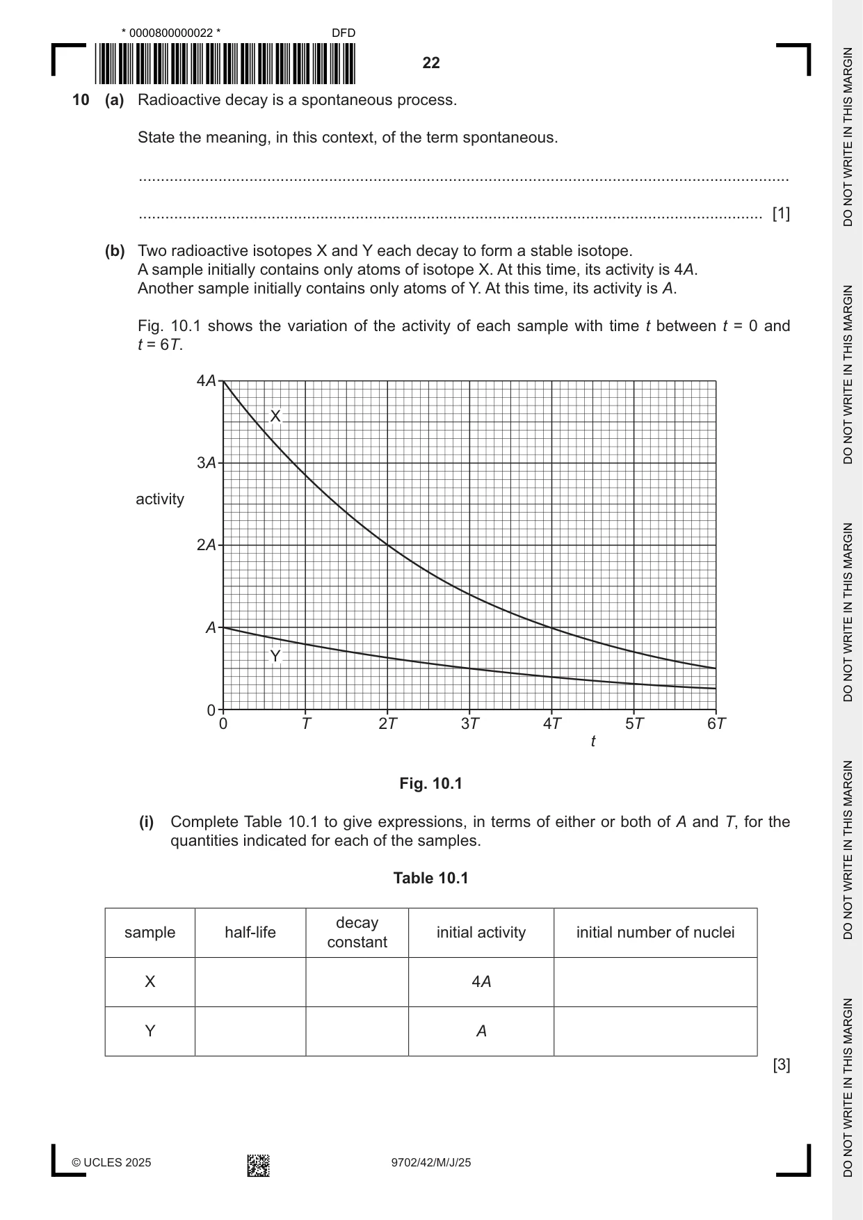 Cambridge A Level Physics 9702 2025 May/June Paper 4 · Variant 2 question paper, page 22 of 24