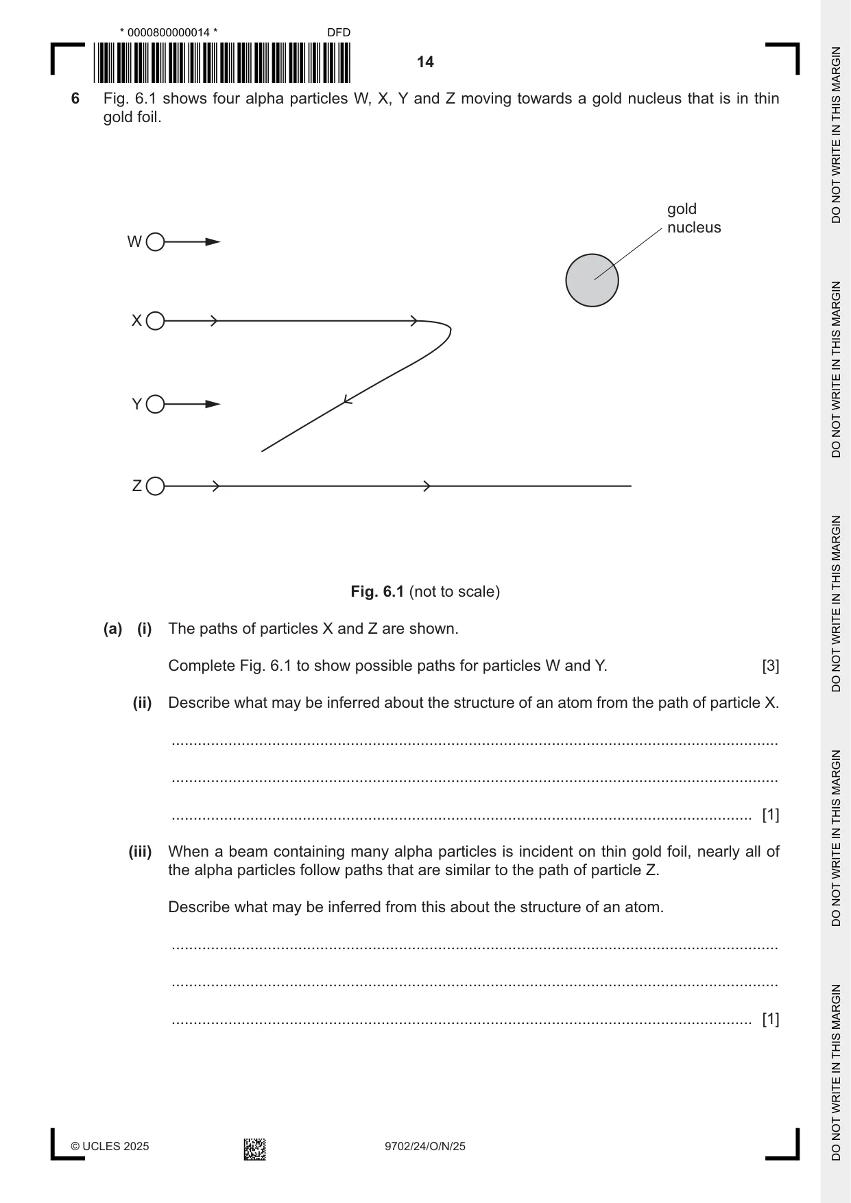 Cambridge A Level Physics 9702 2025 Oct/Nov Paper 2 · Variant 4 question paper, page 14 of 16