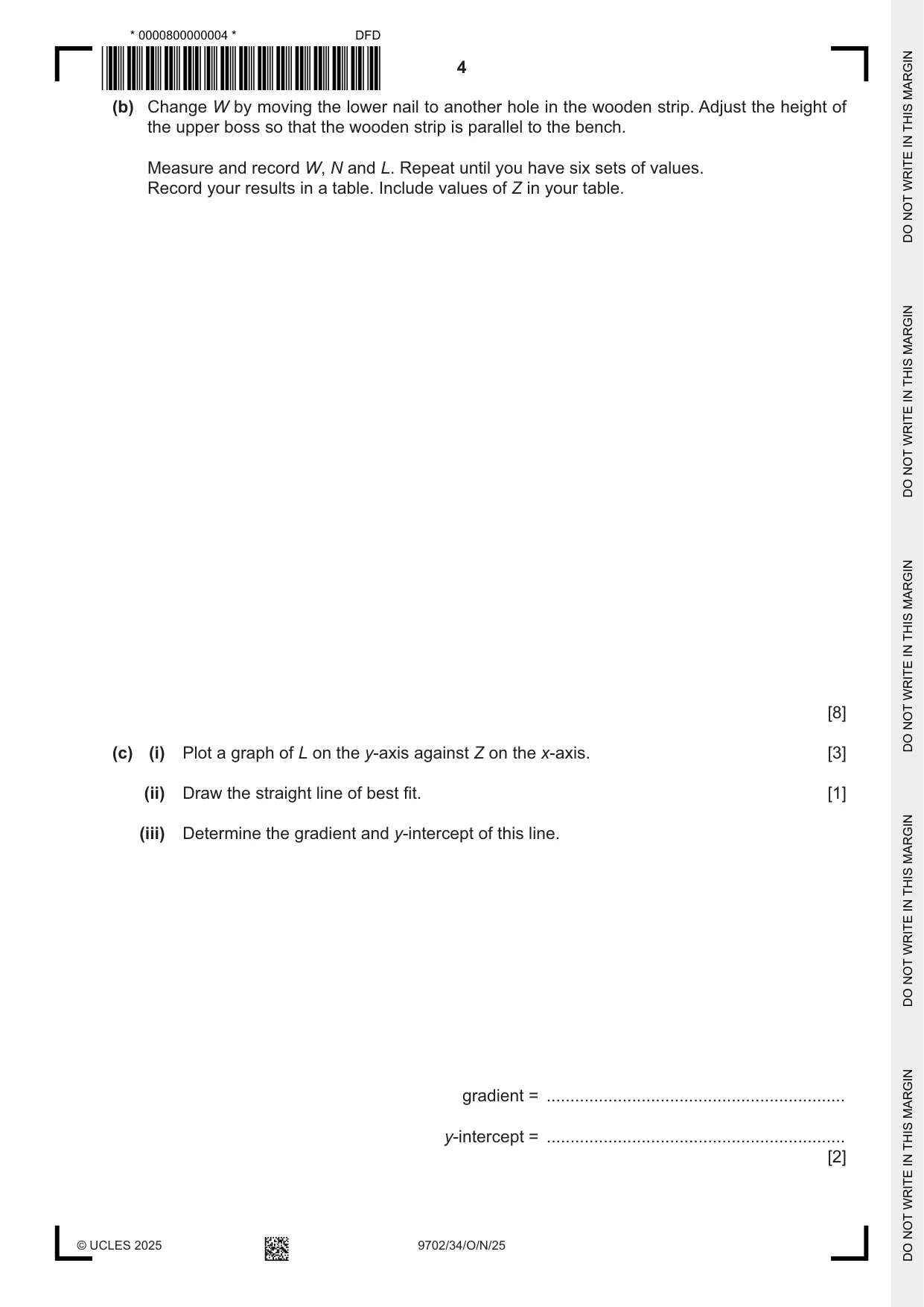 Cambridge A Level Physics 9702 2025 Oct/Nov Paper 3 · Variant 4 question paper, page 4 of 12