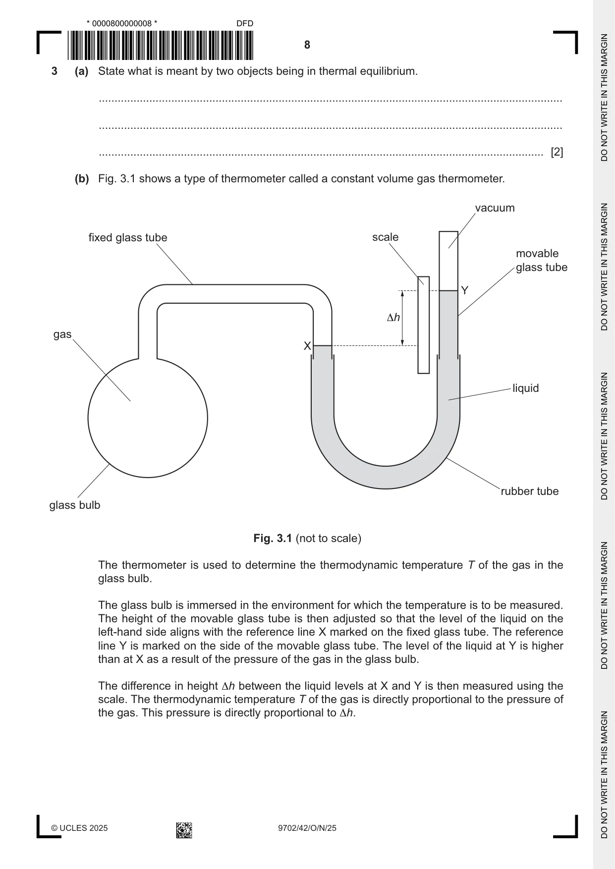 Cambridge A Level Physics 9702 2025 Oct/Nov Paper 4 · Variant 2 question paper, page 8 of 24