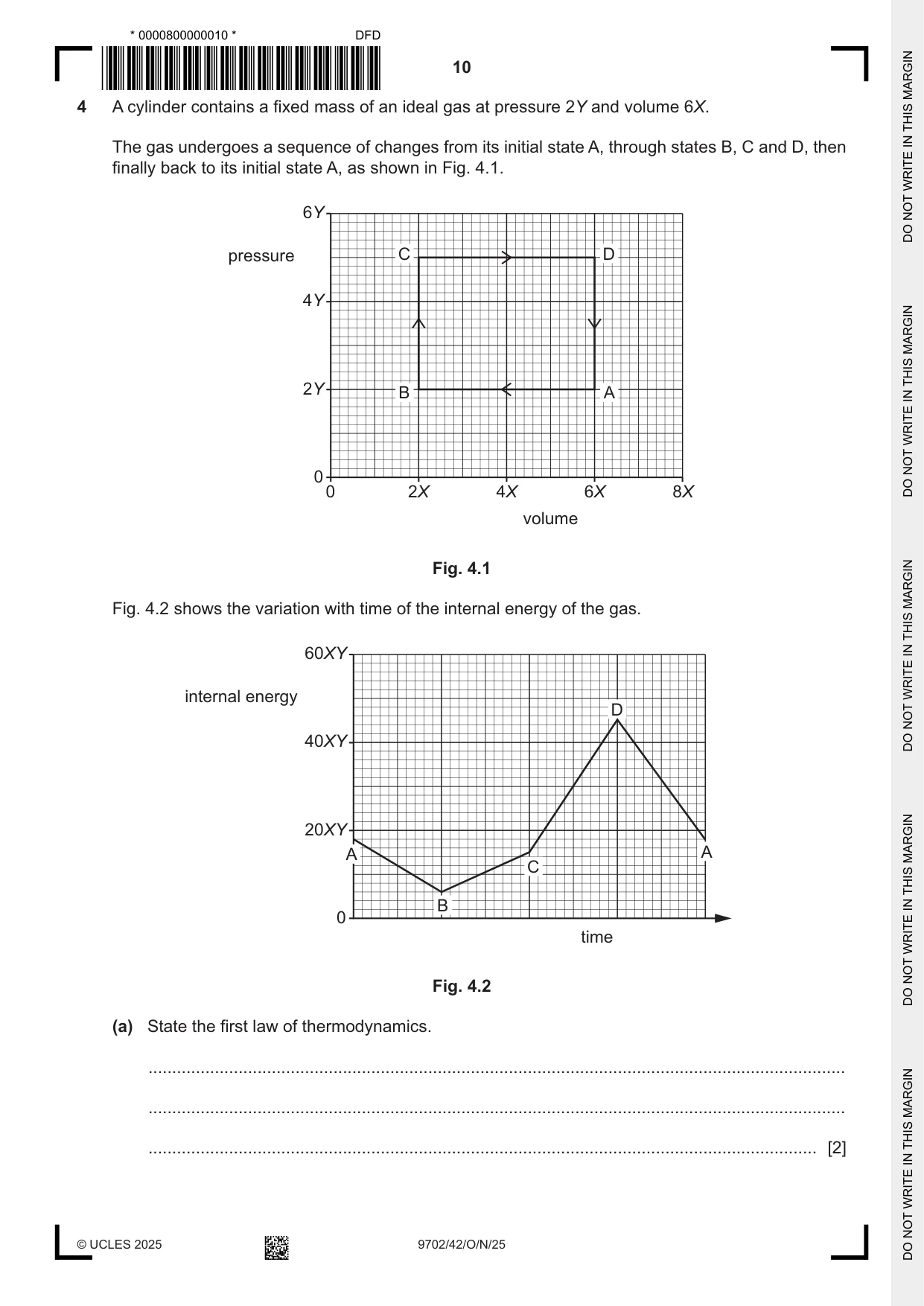 Cambridge A Level Physics 9702 2025 Oct/Nov Paper 4 · Variant 2 question paper, page 10 of 24