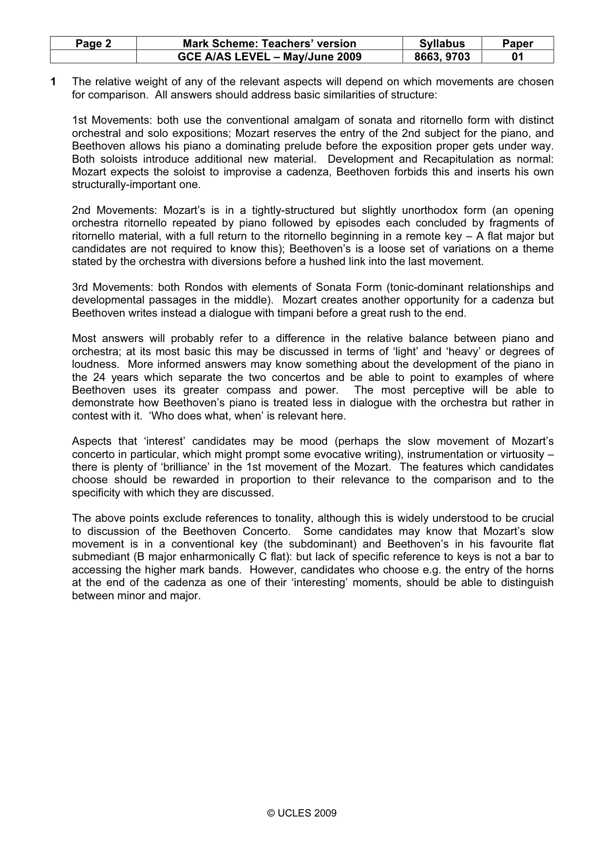 Mark scheme, page 2 of 6