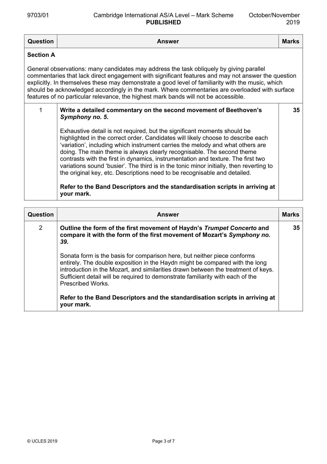 Mark scheme, page 3 of 7