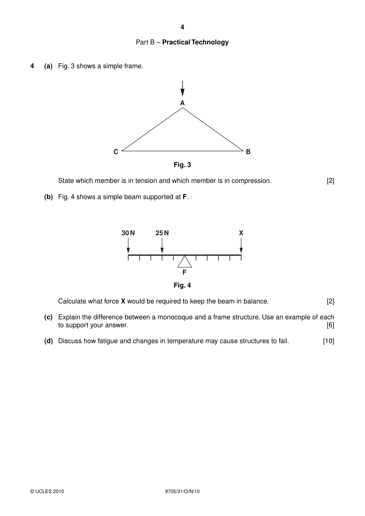 Cambridge A Level Design and Technology 9705 2010 Oct/Nov Paper 3 · Variant 1 question paper, page 4 of 12