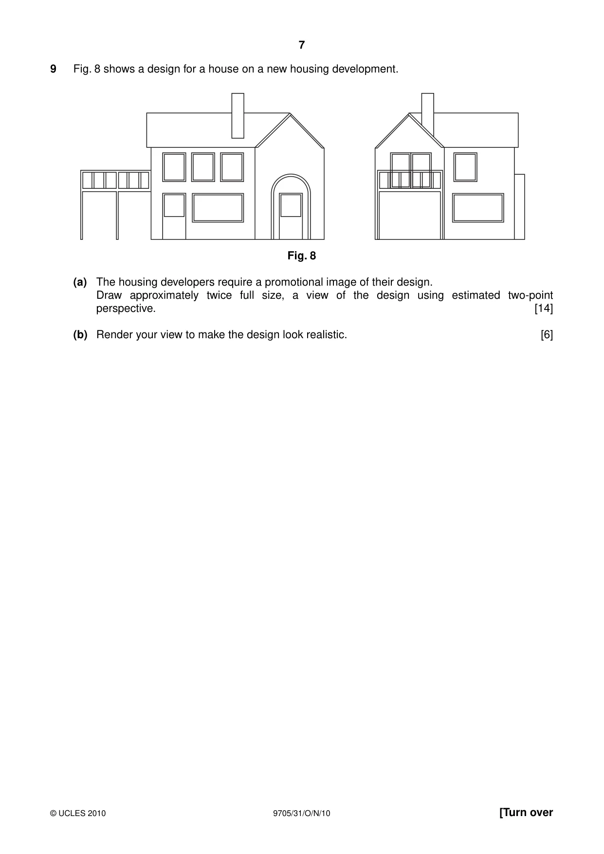 Cambridge A Level Design and Technology 9705 2010 Oct/Nov Paper 3 · Variant 1 question paper, page 7 of 12