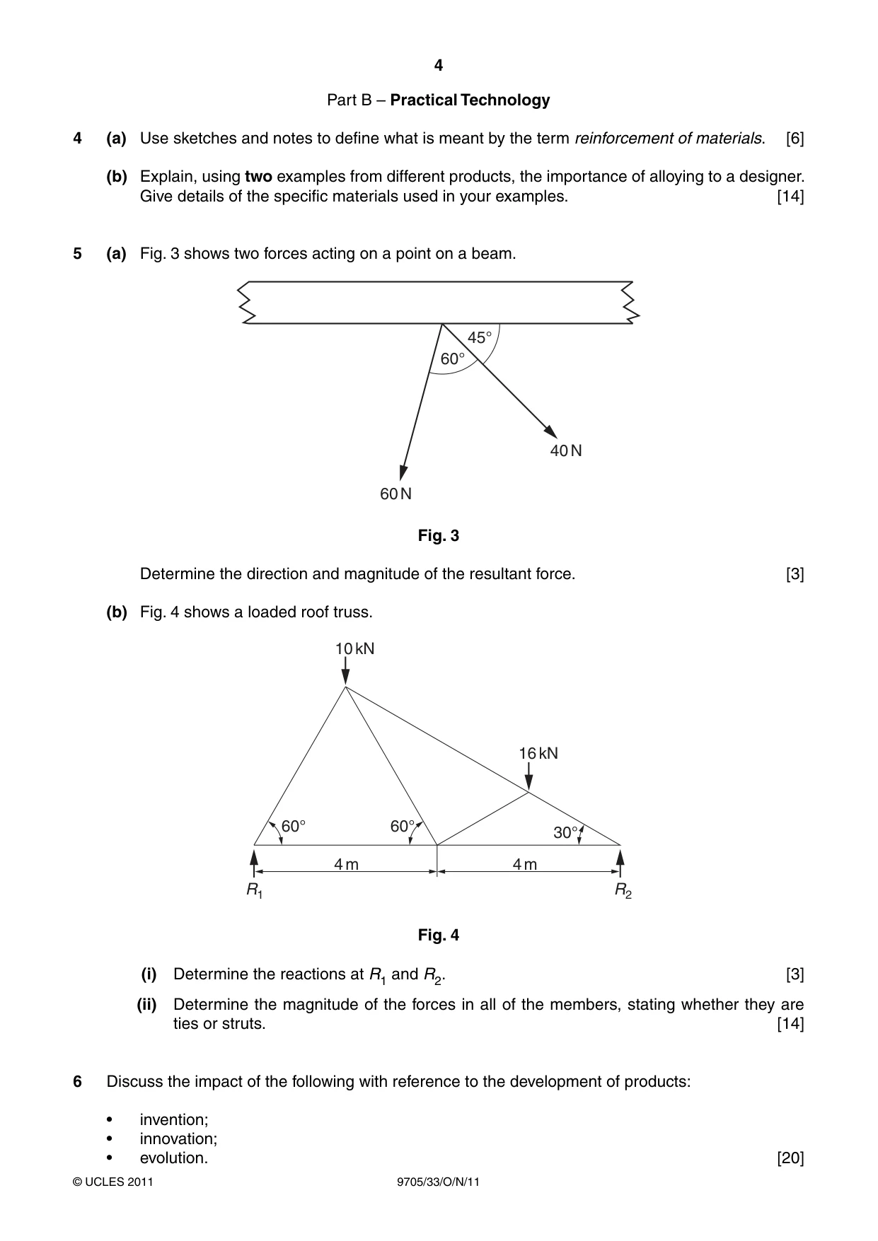 Cambridge A Level Design and Technology 9705 2011 Oct/Nov Paper 3 · Variant 3 question paper, page 4 of 12