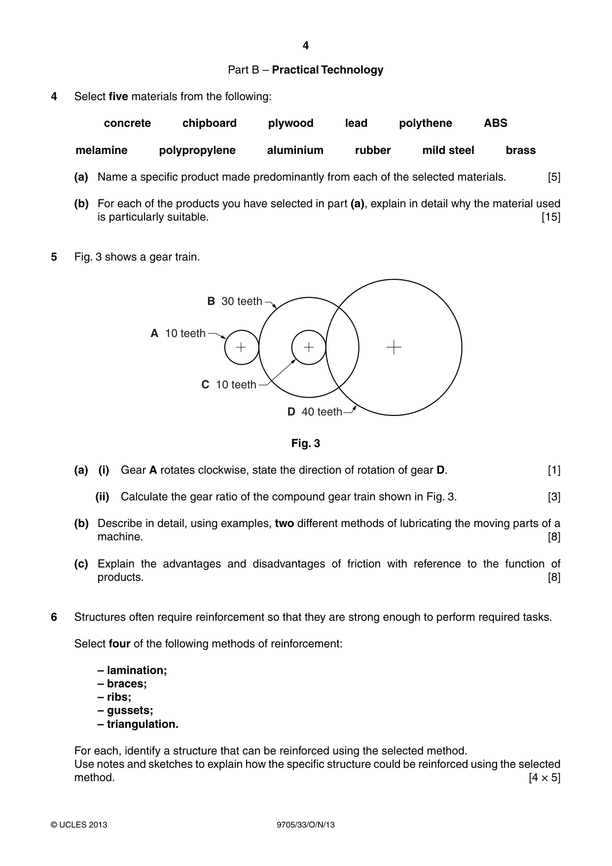 Cambridge A Level Design and Technology 9705 2013 Oct/Nov Paper 3 · Variant 3 question paper, page 4 of 12