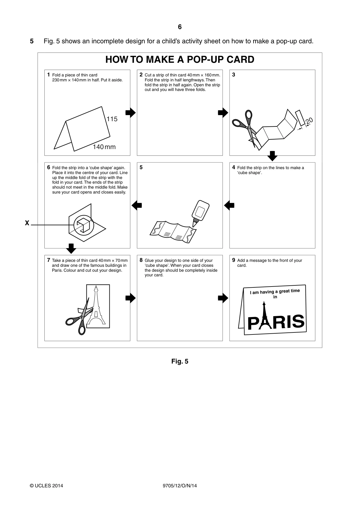 Cambridge A Level Design and Technology 9705 2014 Oct/Nov Paper 1 · Variant 2 question paper, page 6 of 12