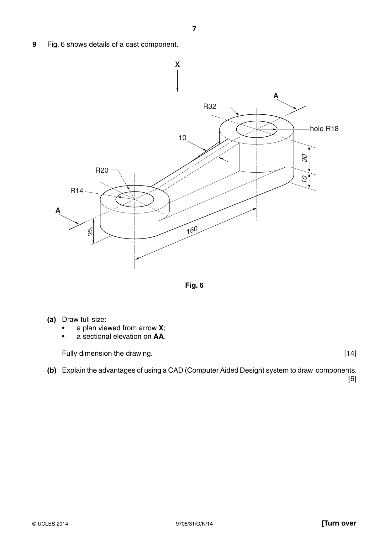 Cambridge A Level Design and Technology 9705 2014 Oct/Nov Paper 3 · Variant 1 question paper, page 7 of 12