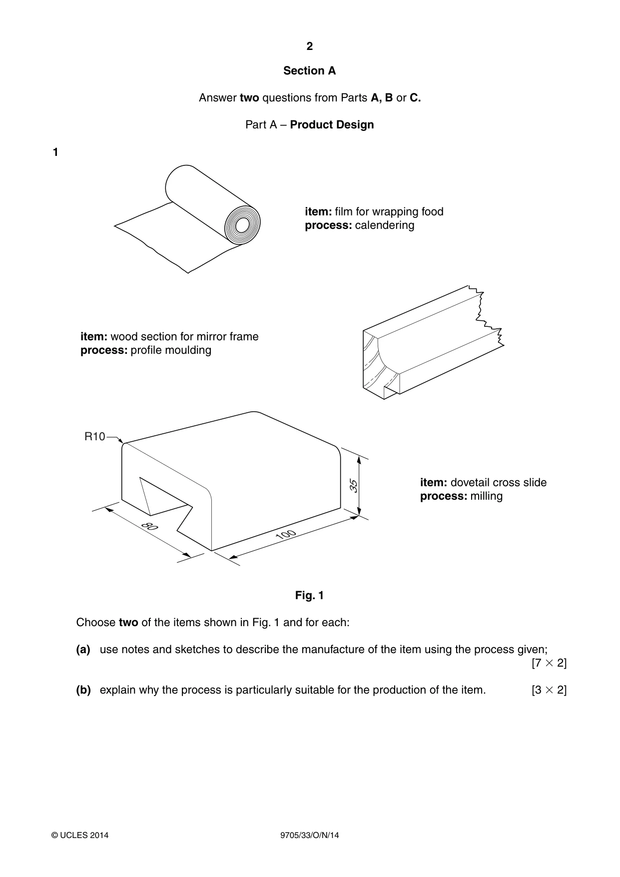 Cambridge A Level Design and Technology 9705 2014 Oct/Nov Paper 3 · Variant 3 question paper, page 2 of 12