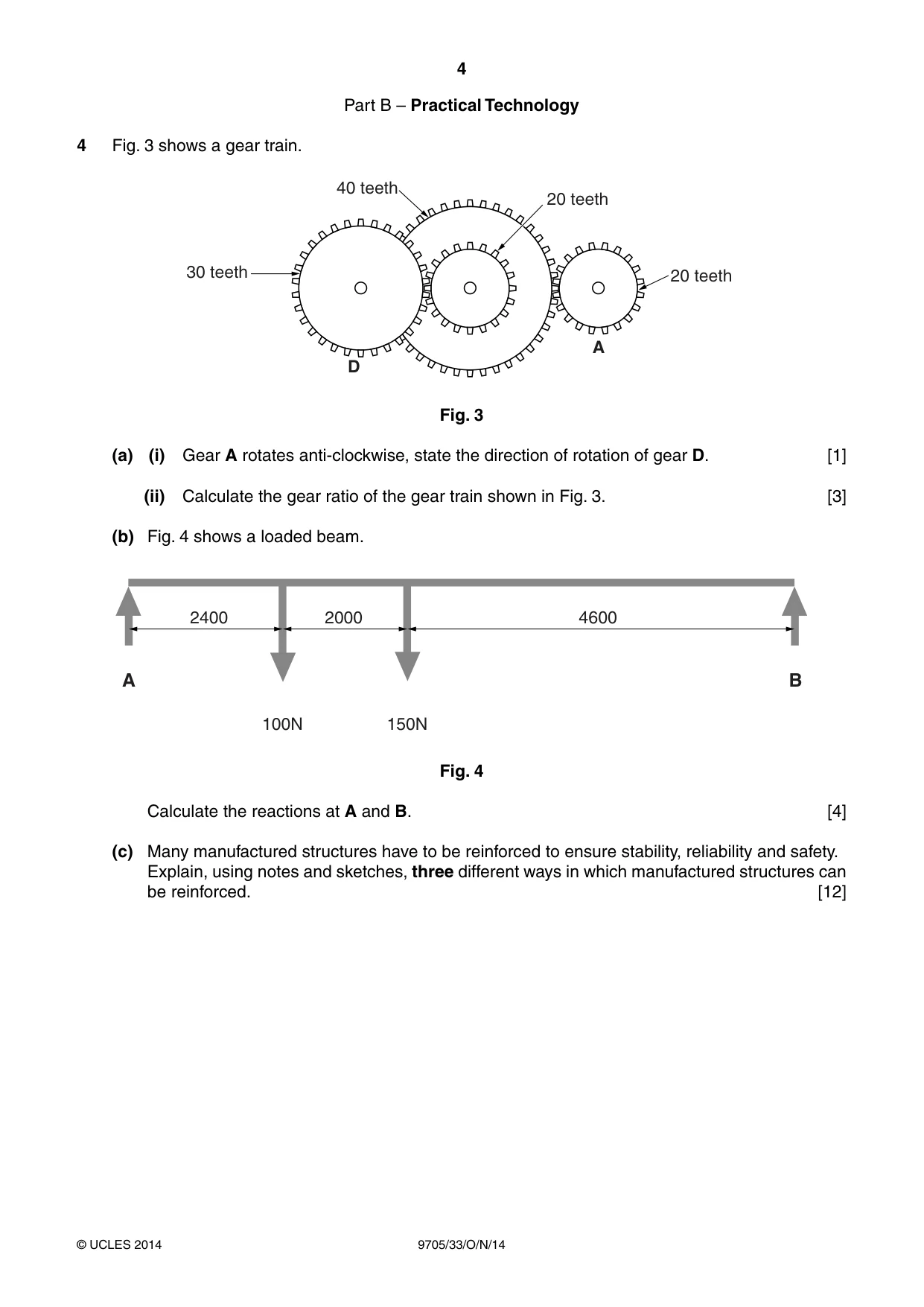 Cambridge A Level Design and Technology 9705 2014 Oct/Nov Paper 3 · Variant 3 question paper, page 4 of 12