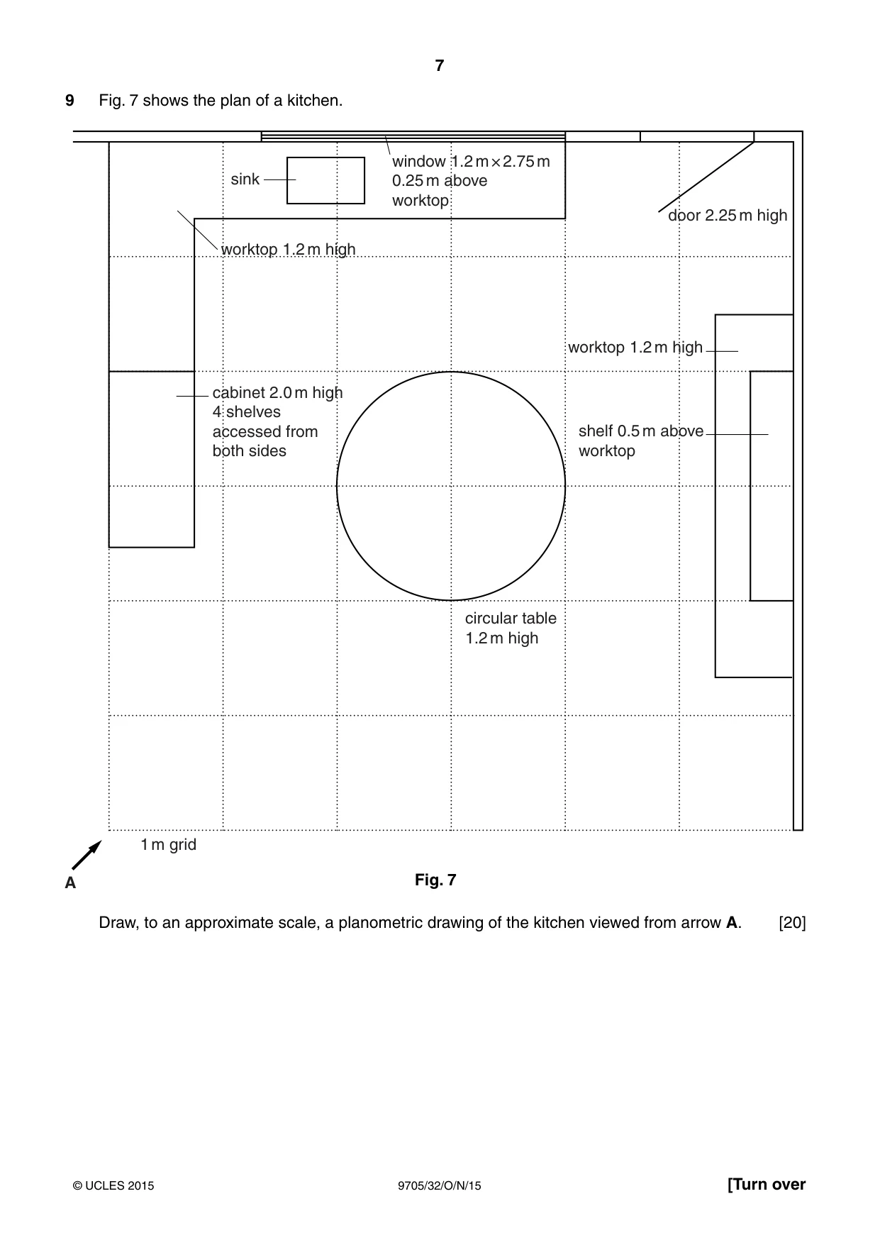 Cambridge A Level Design and Technology 9705 2015 Oct/Nov Paper 3 · Variant 2 question paper, page 7 of 12
